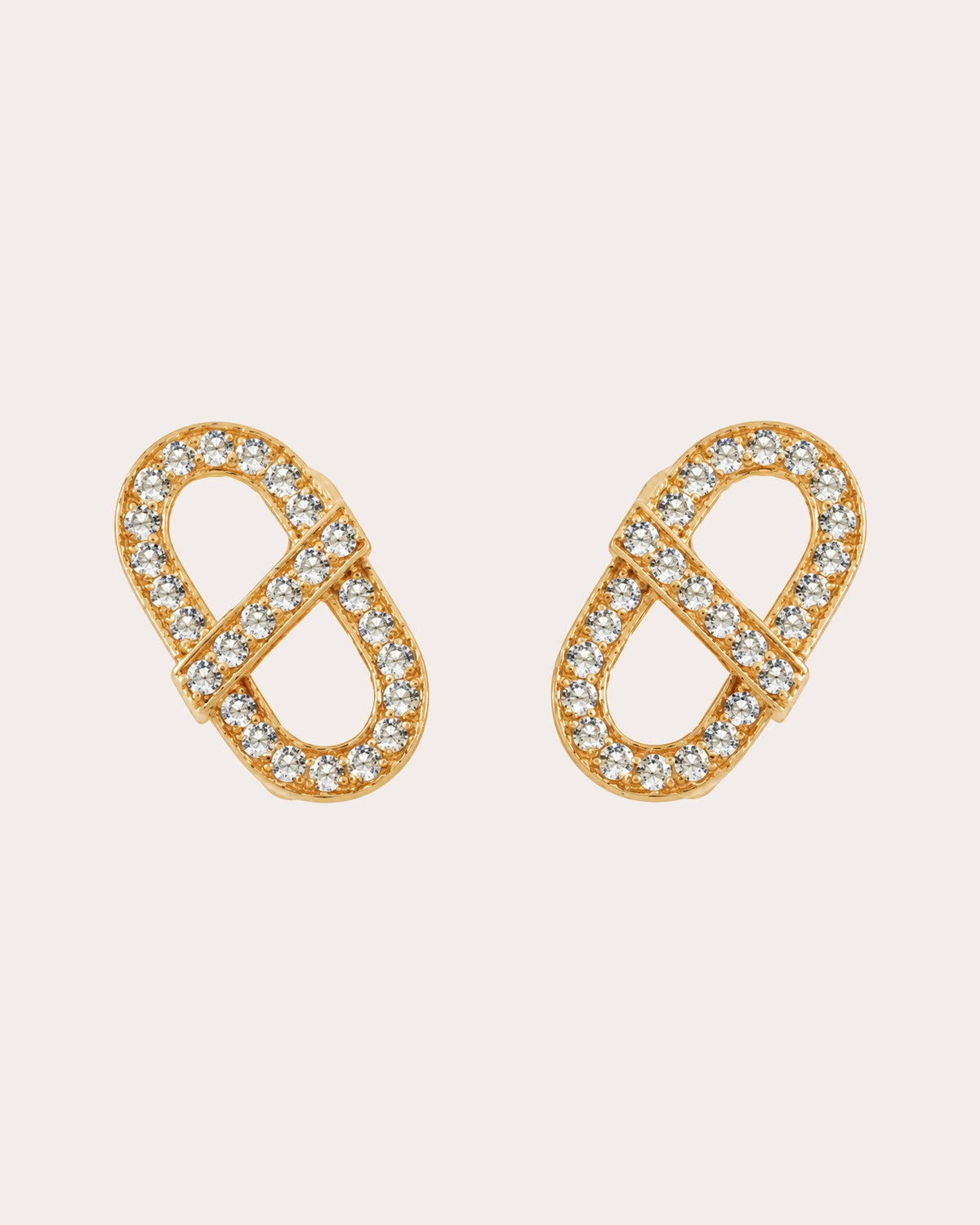 Diamond Vitamin Pink Mini Stud Earrings
