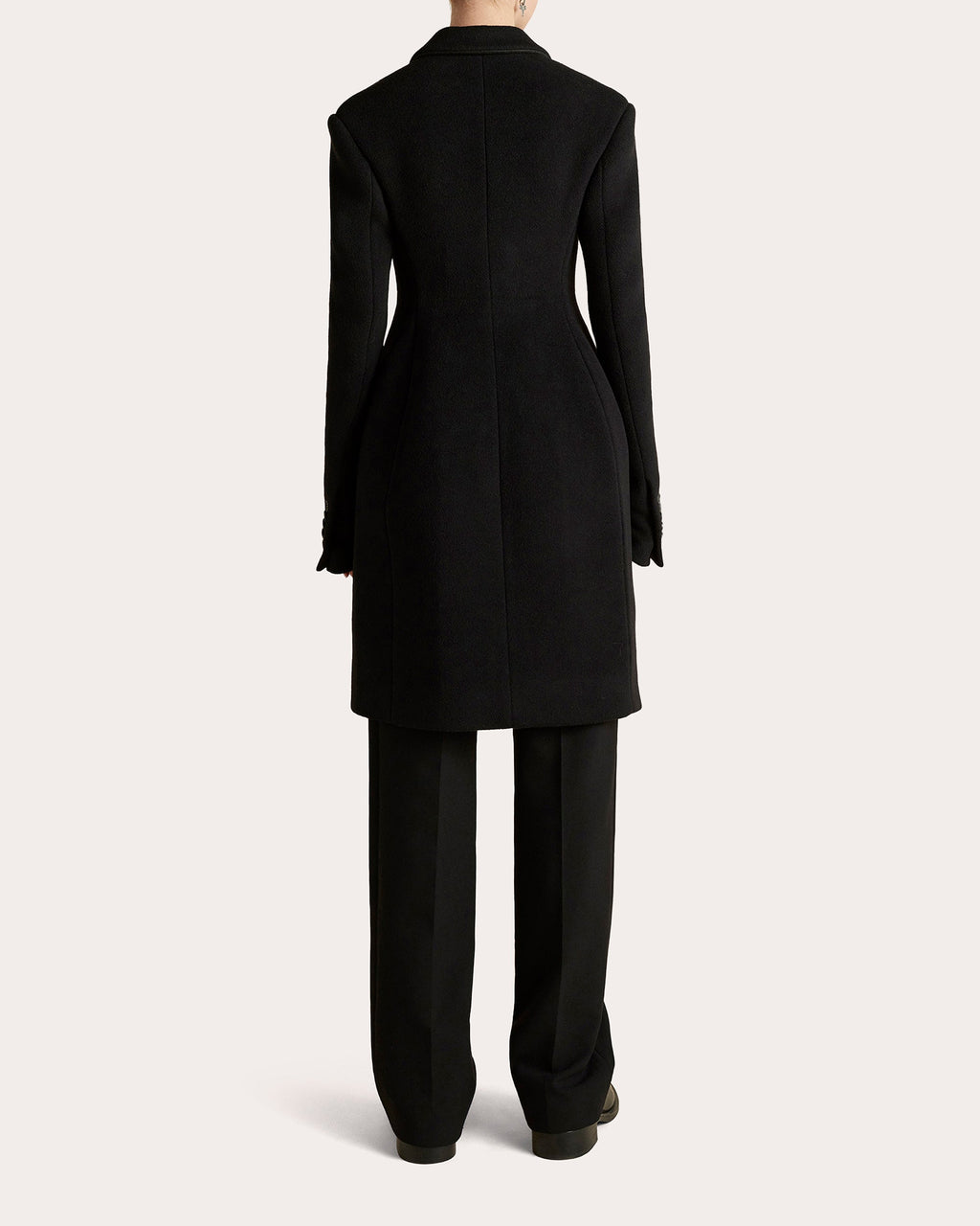Wool Basque Overcoat