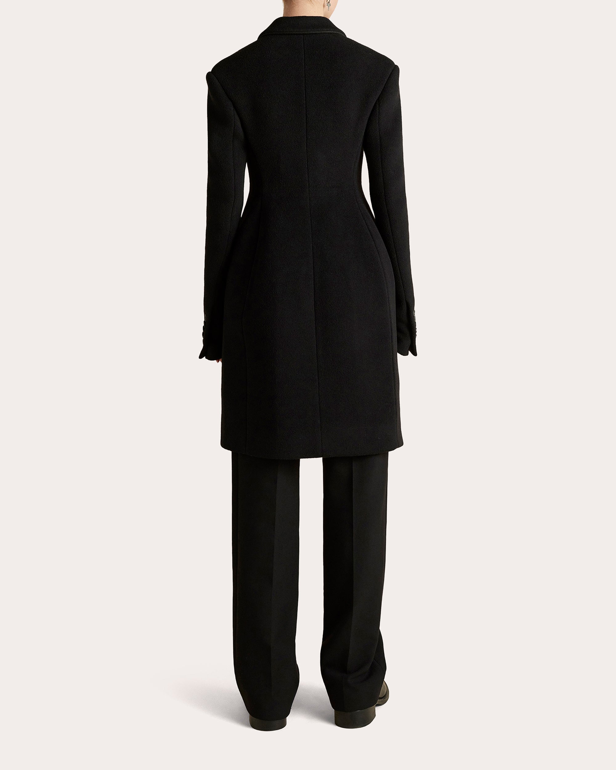Wool Basque Overcoat