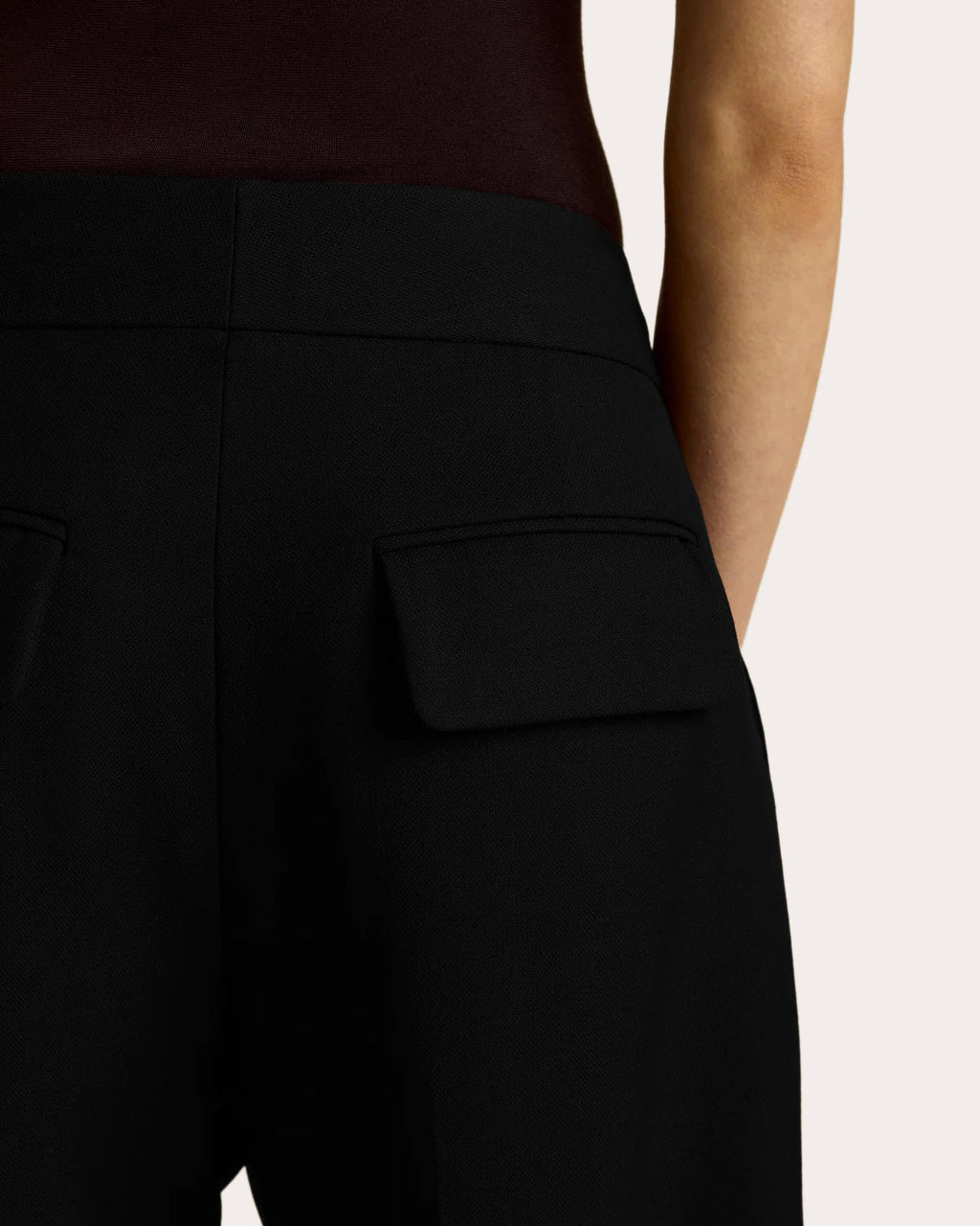 Tailored Wool Cocoon Trousers