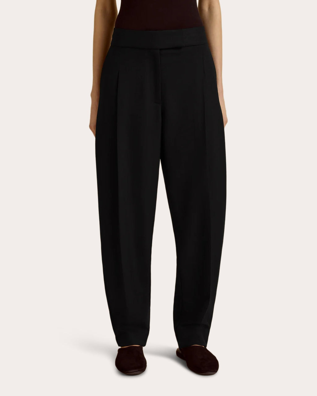 Tailored Wool Cocoon Trousers