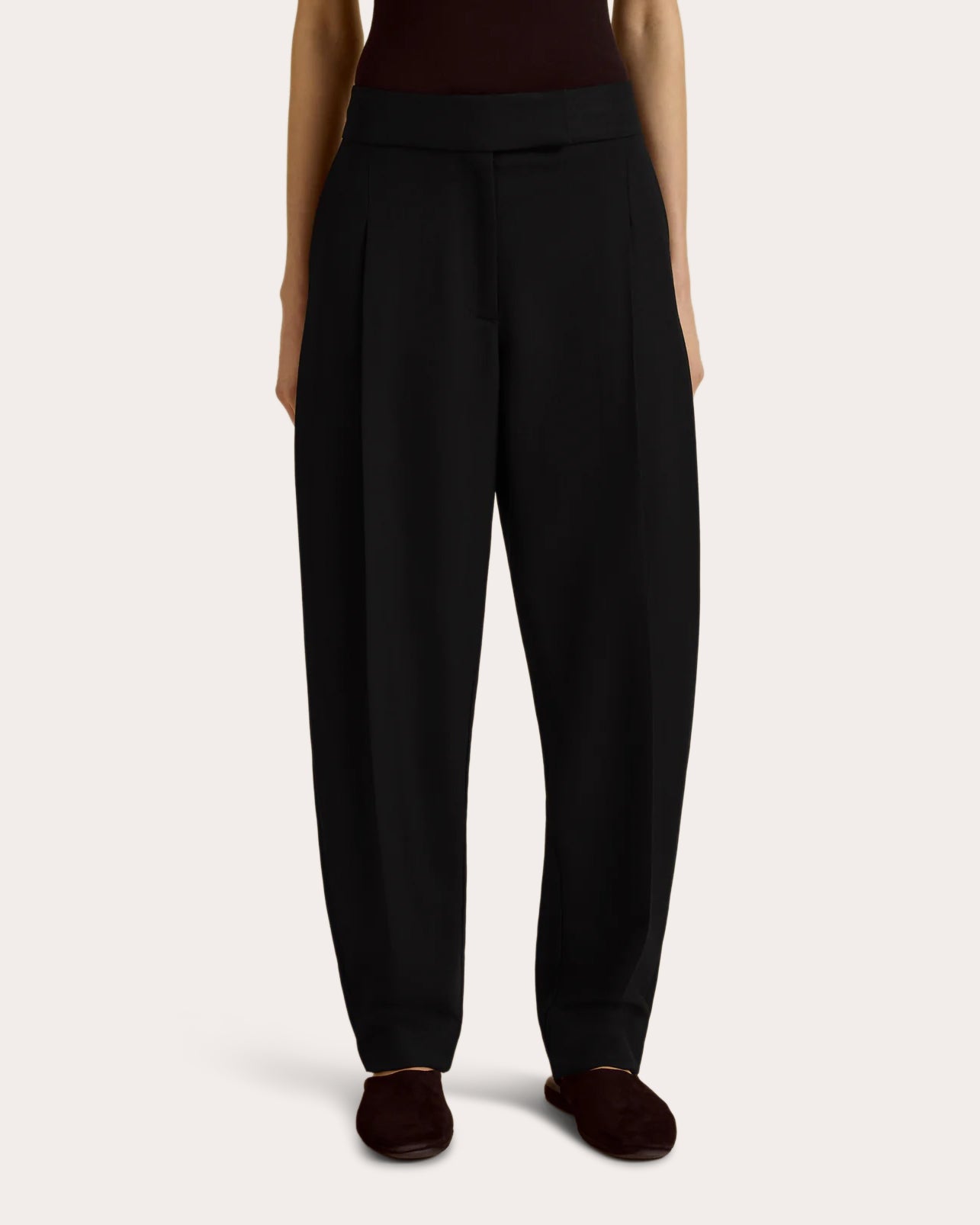 Tailored Wool Cocoon Trousers