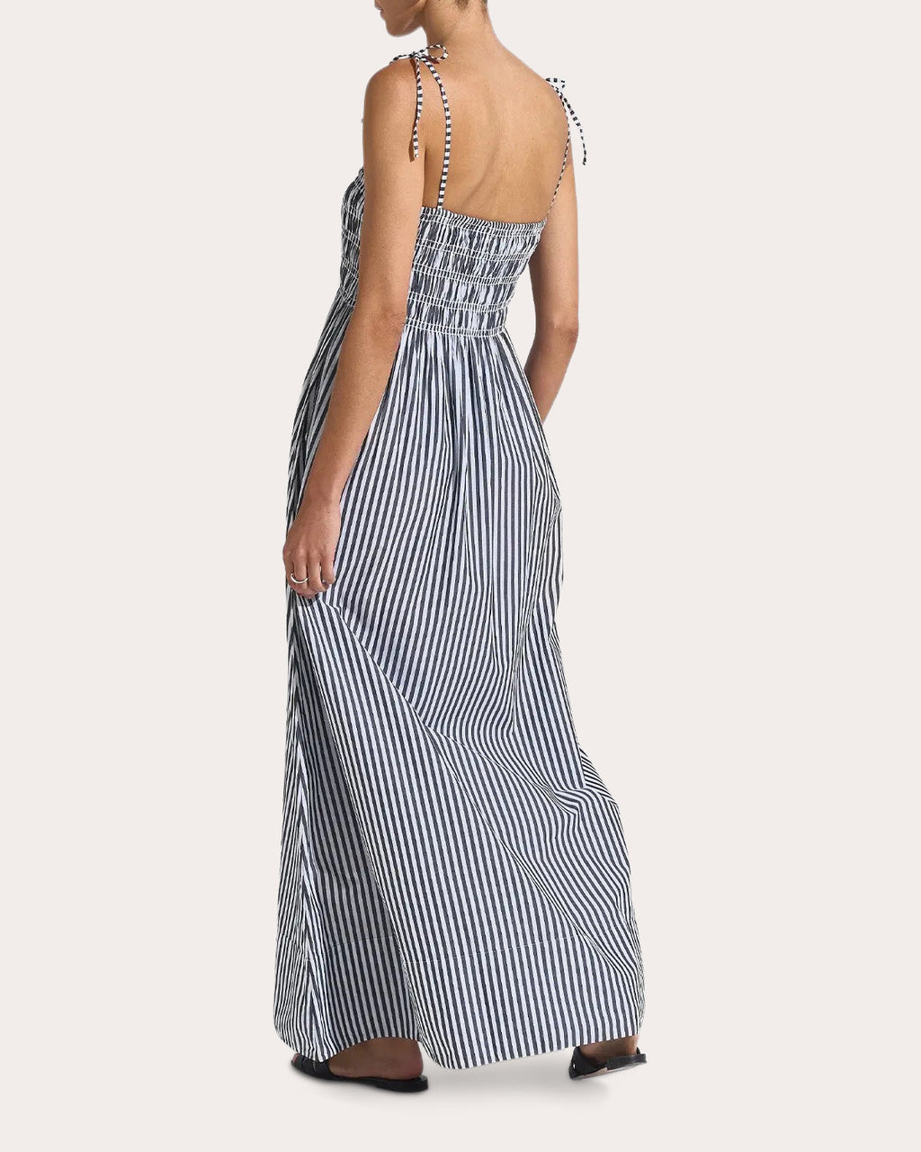 Willow Smocked Cotton Empire Maxi Dress