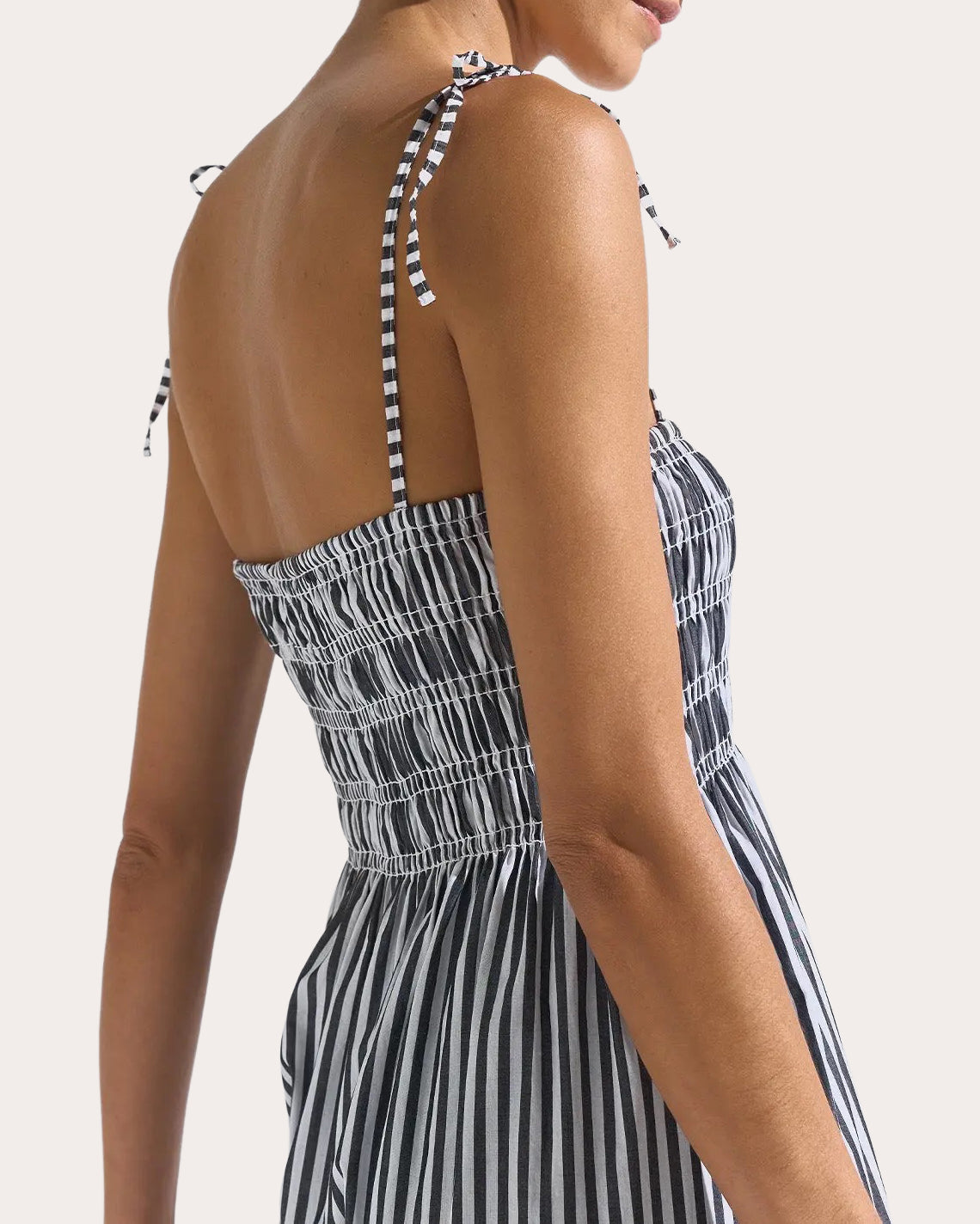 Willow Smocked Cotton Empire Maxi Dress