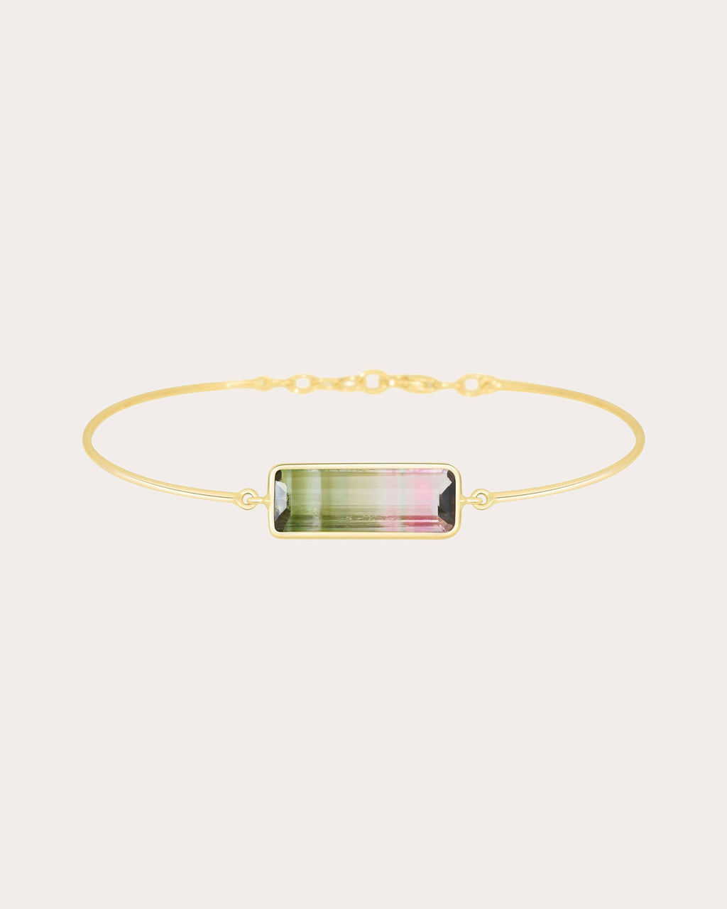 Watermelon Tourmaline Supreme Bar Bangle