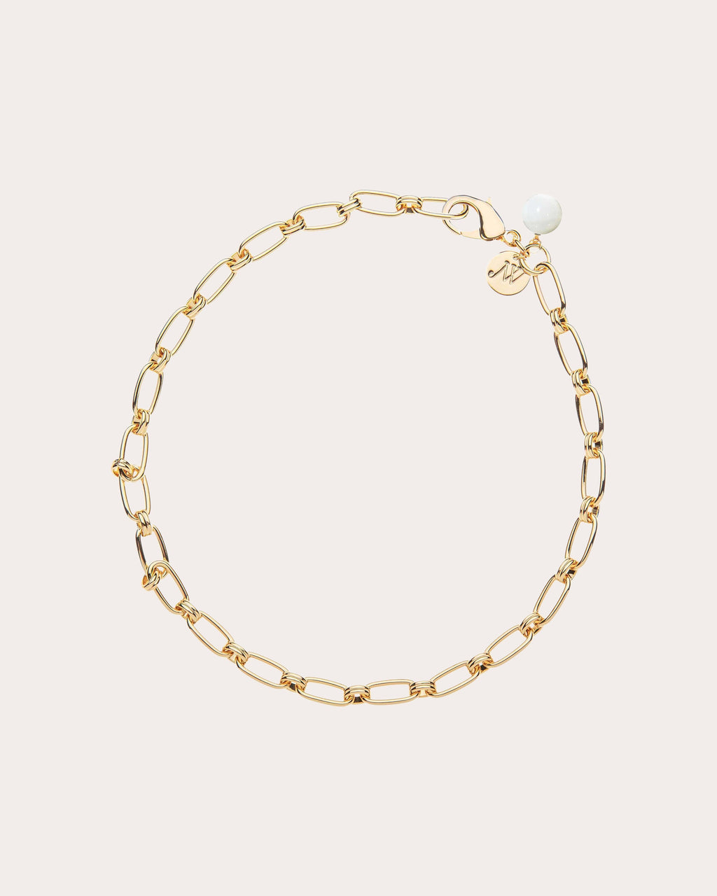 Mother of Pearl Wheels of Fortune Necklace