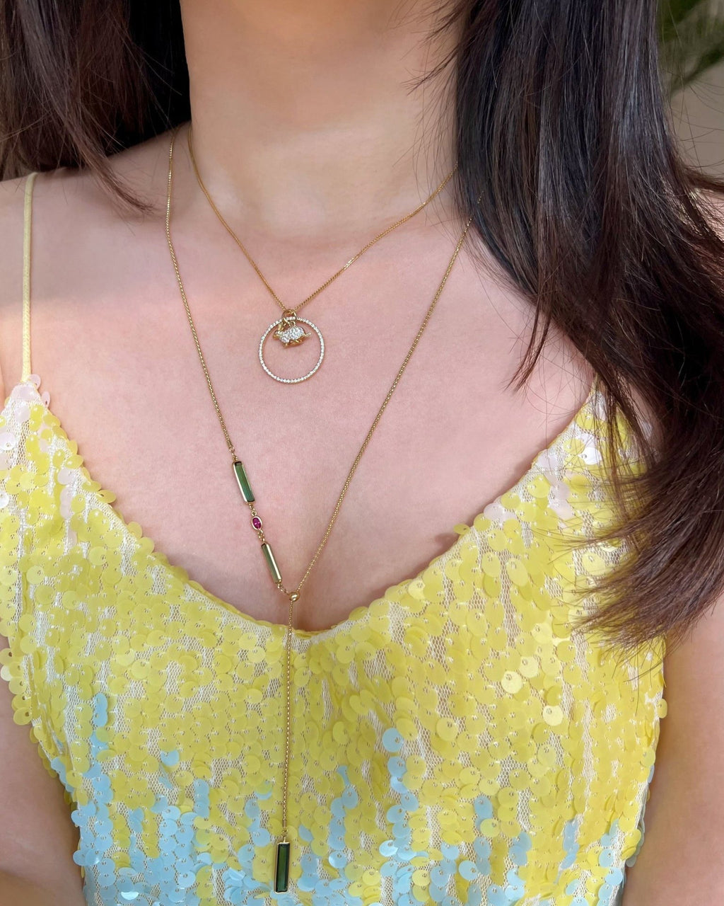 Diamond Zodiac Rabbit Pendant Necklace