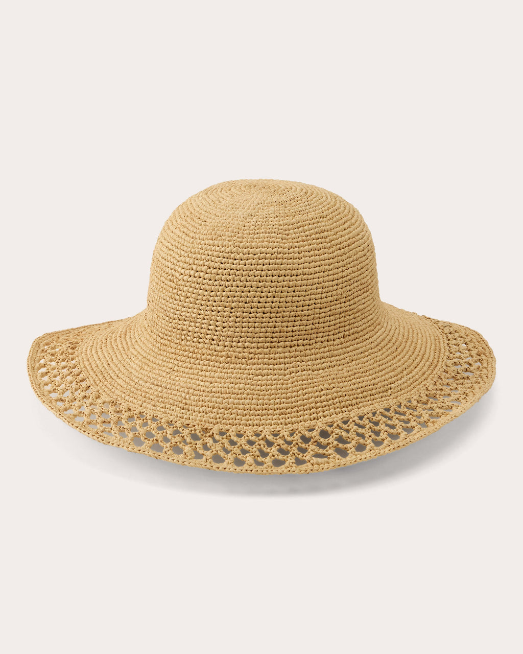 Zuri Crocheted Raffia Sun Hat