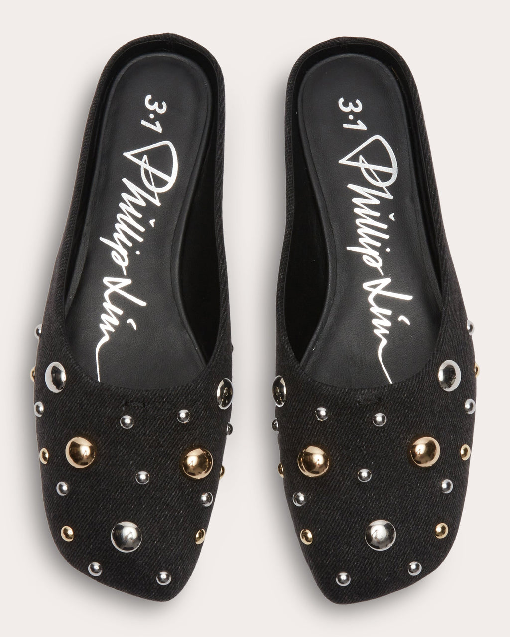 ID Studded Flat Mule