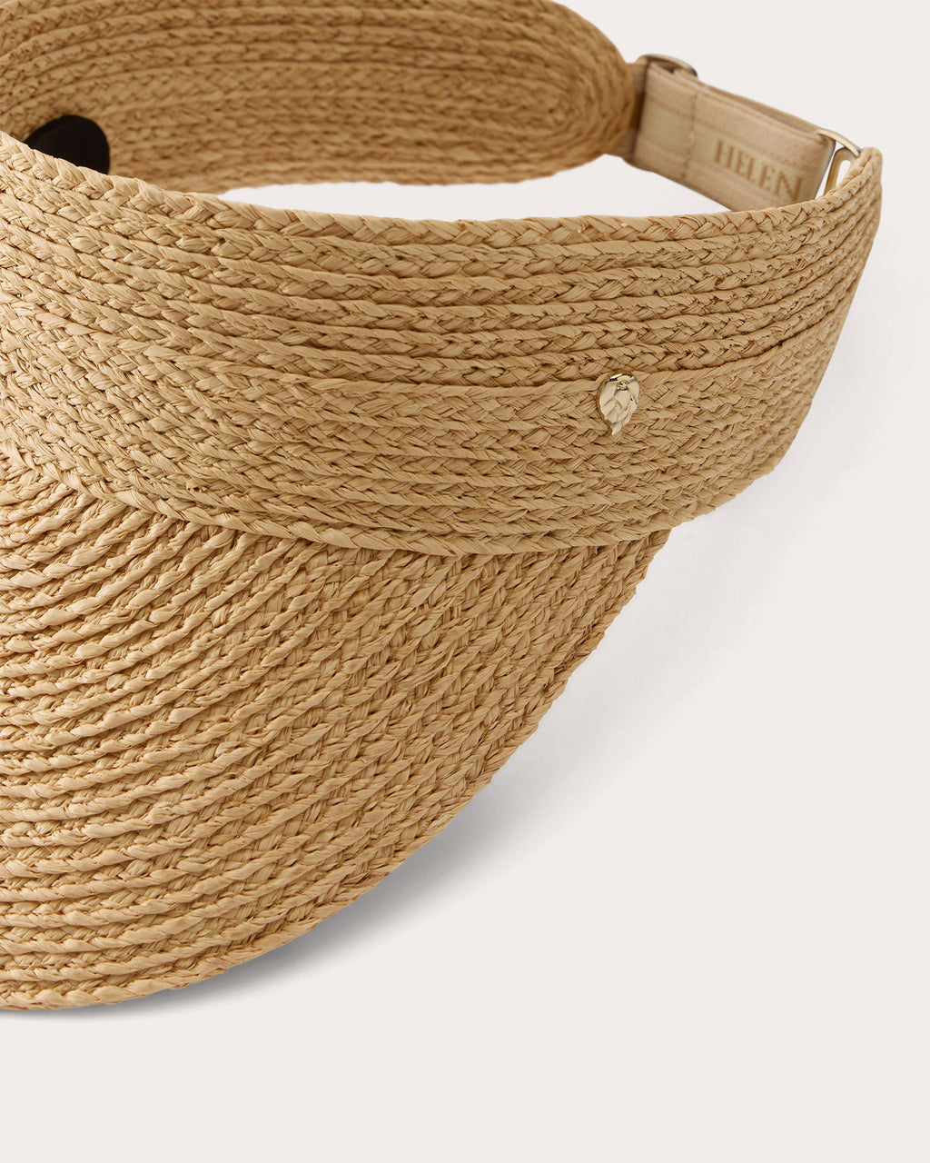 Kenna Braided Raffia Visor