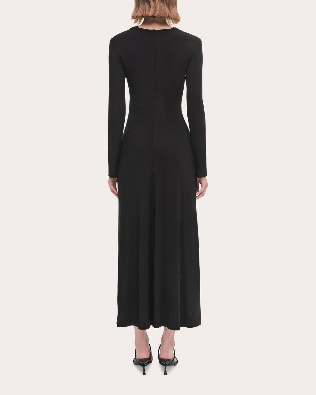 Ferrera Jersey Draped Midi Dress
