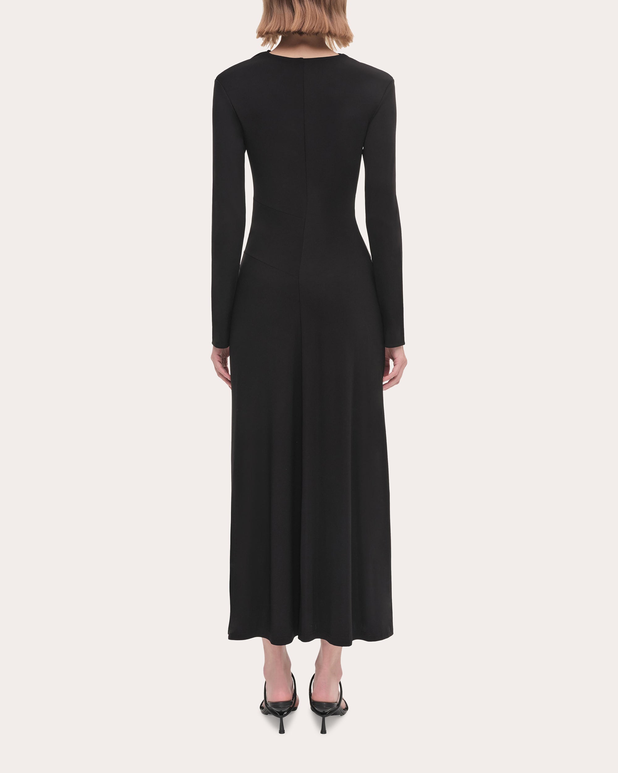 Ferrera Jersey Draped Midi Dress