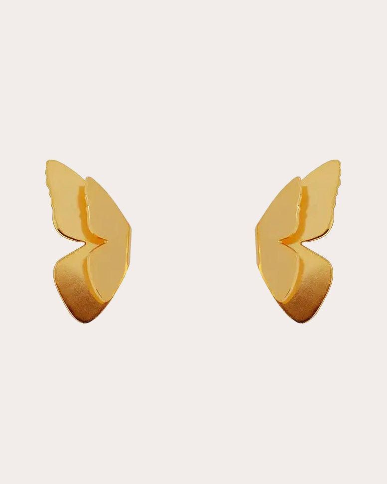Alma Butterfly Wing Stud Earrings