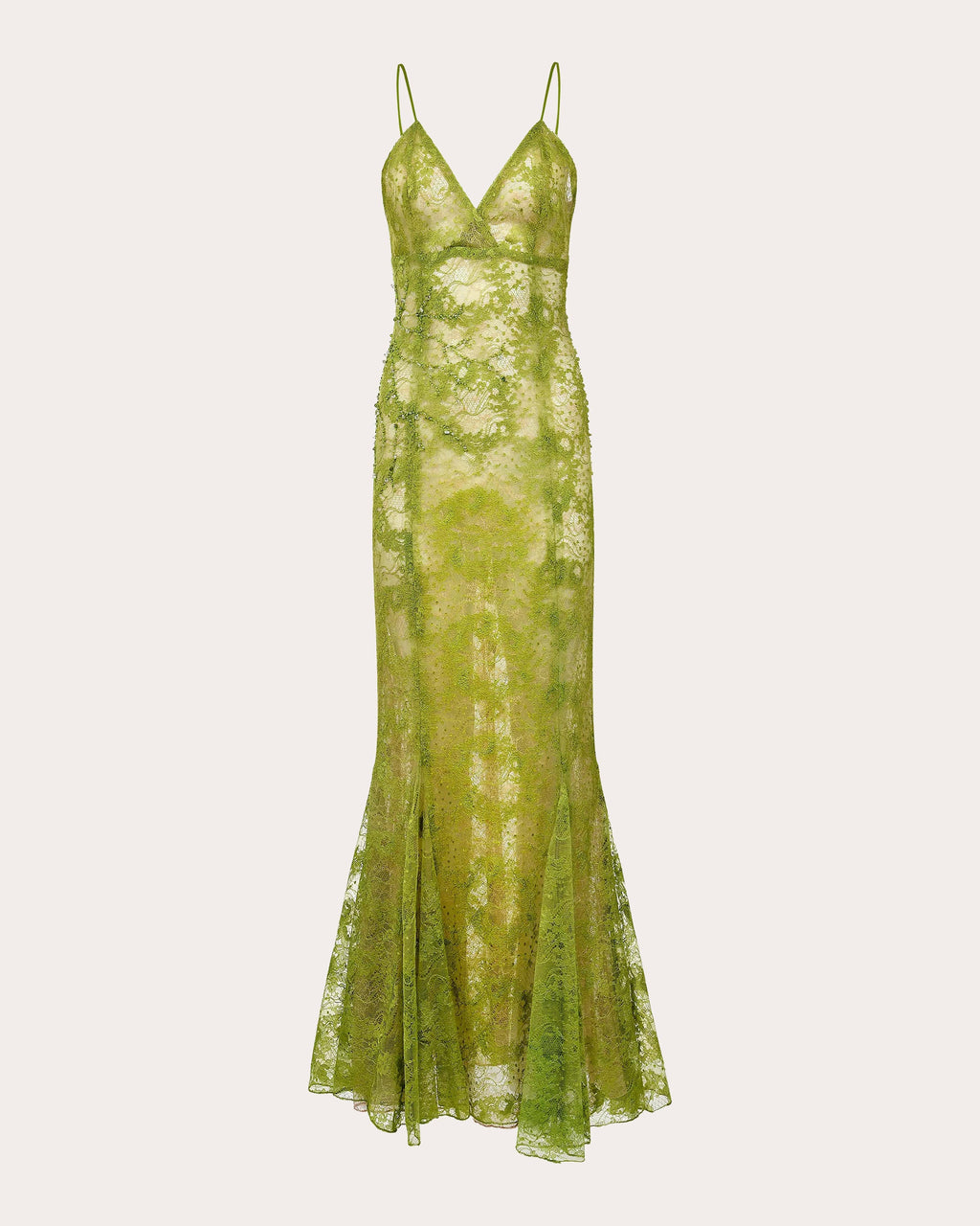 Marino Embroidered-Lace Dress