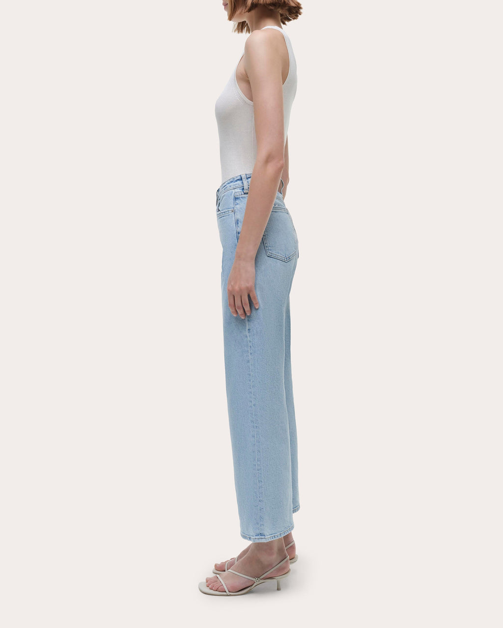 Jude Cropped Wide-Leg Jeans