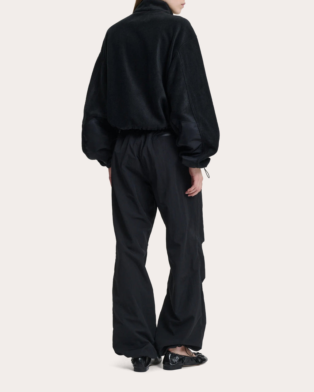 Bastian Floral Fleece Half-Zip Anorak