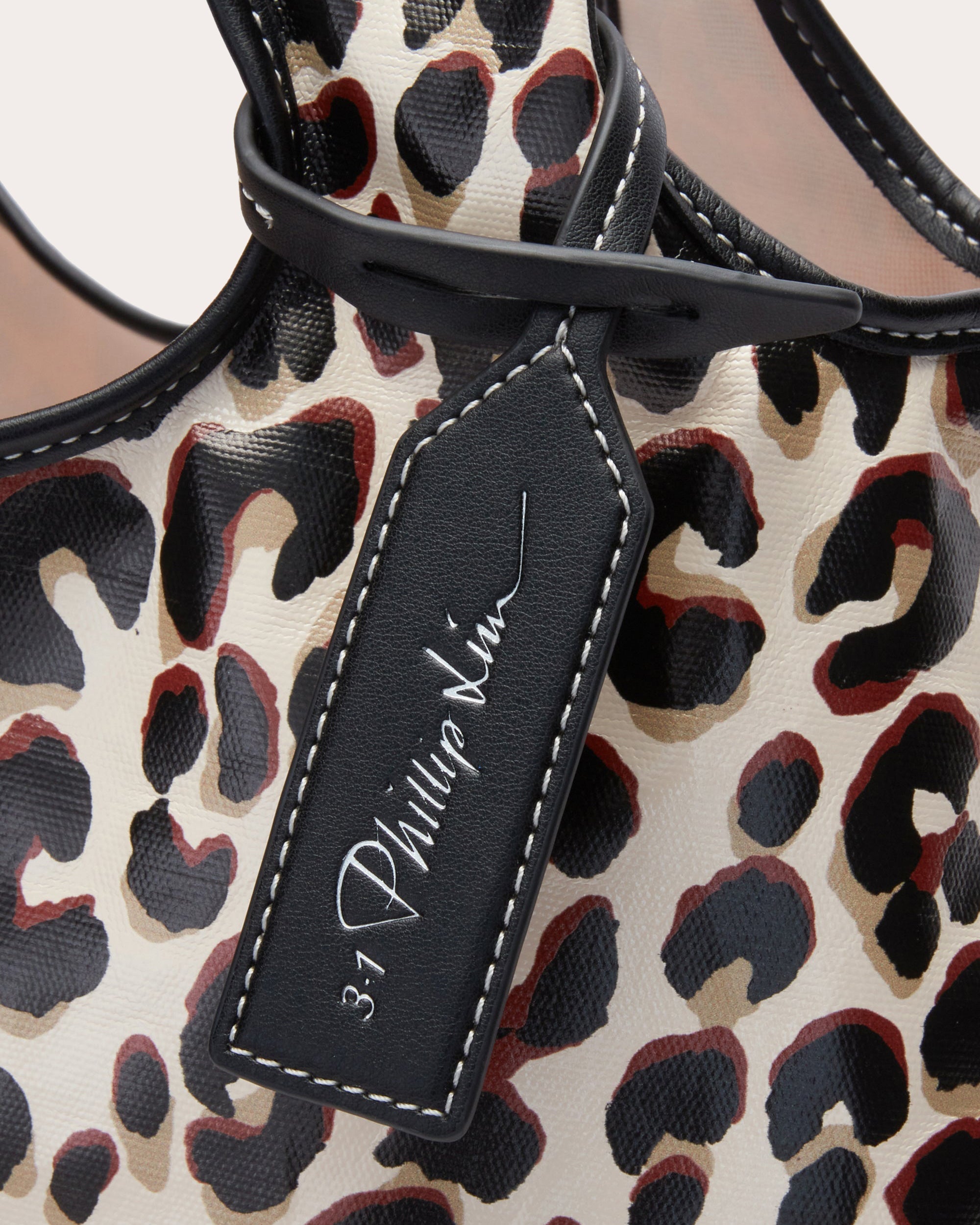 Leopard Coated Canvas Market Tote