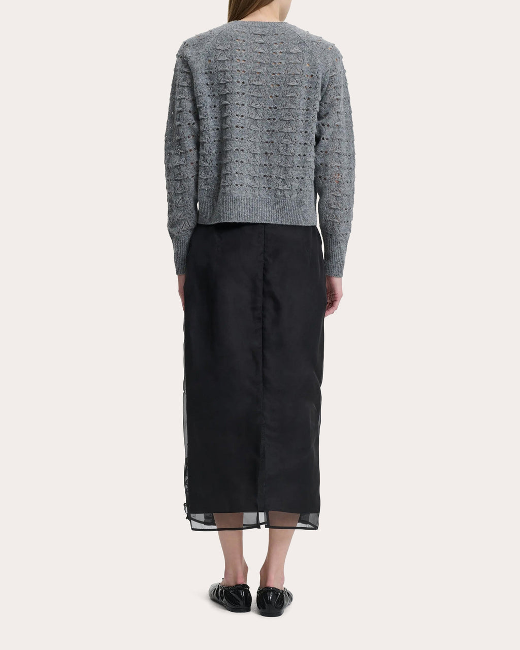 Bidane Heritage Knit Wool Raglan Sweater