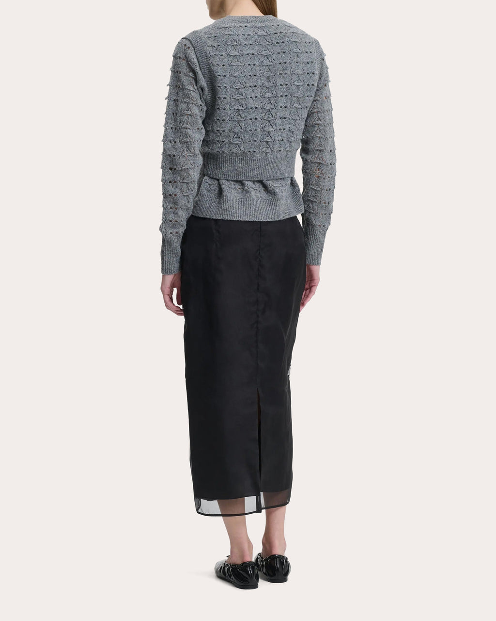 Bidane Heritage Knit Wool Raglan Sweater