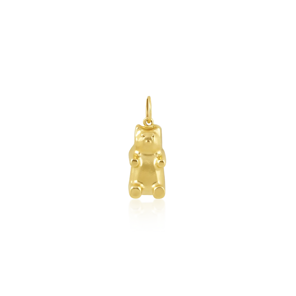 Gold Gummy Bear Pendant