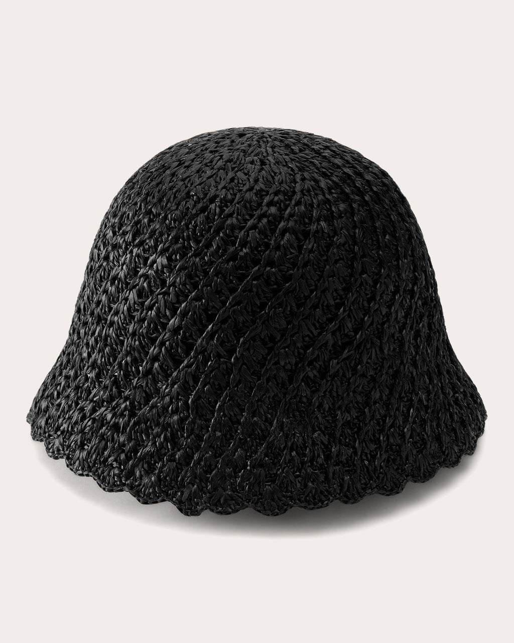Rio Crocheted Raffia Cloche