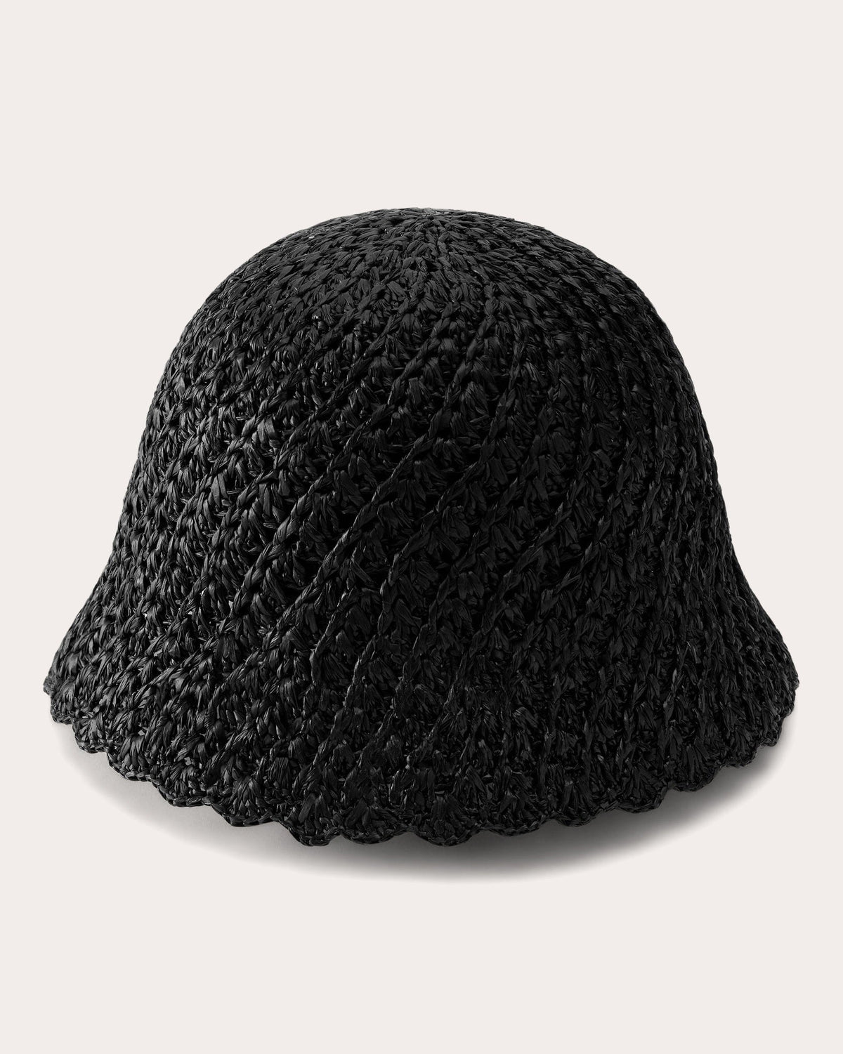 Rio Crocheted Raffia Cloche
