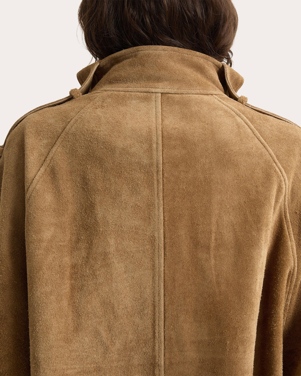 Sara Oversized Suede Jacket