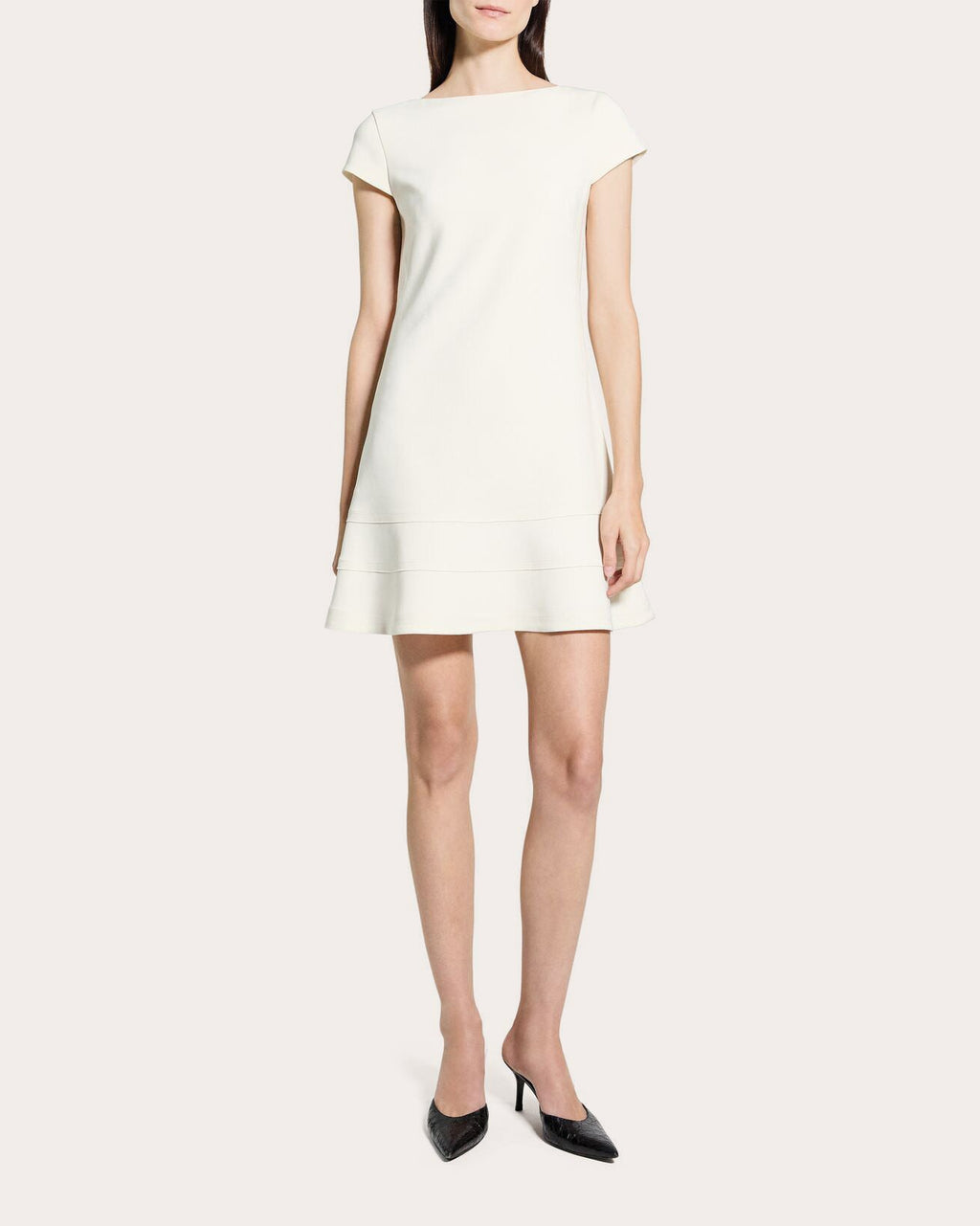 Admiral Crepe Seamed A-Line Mini Dress