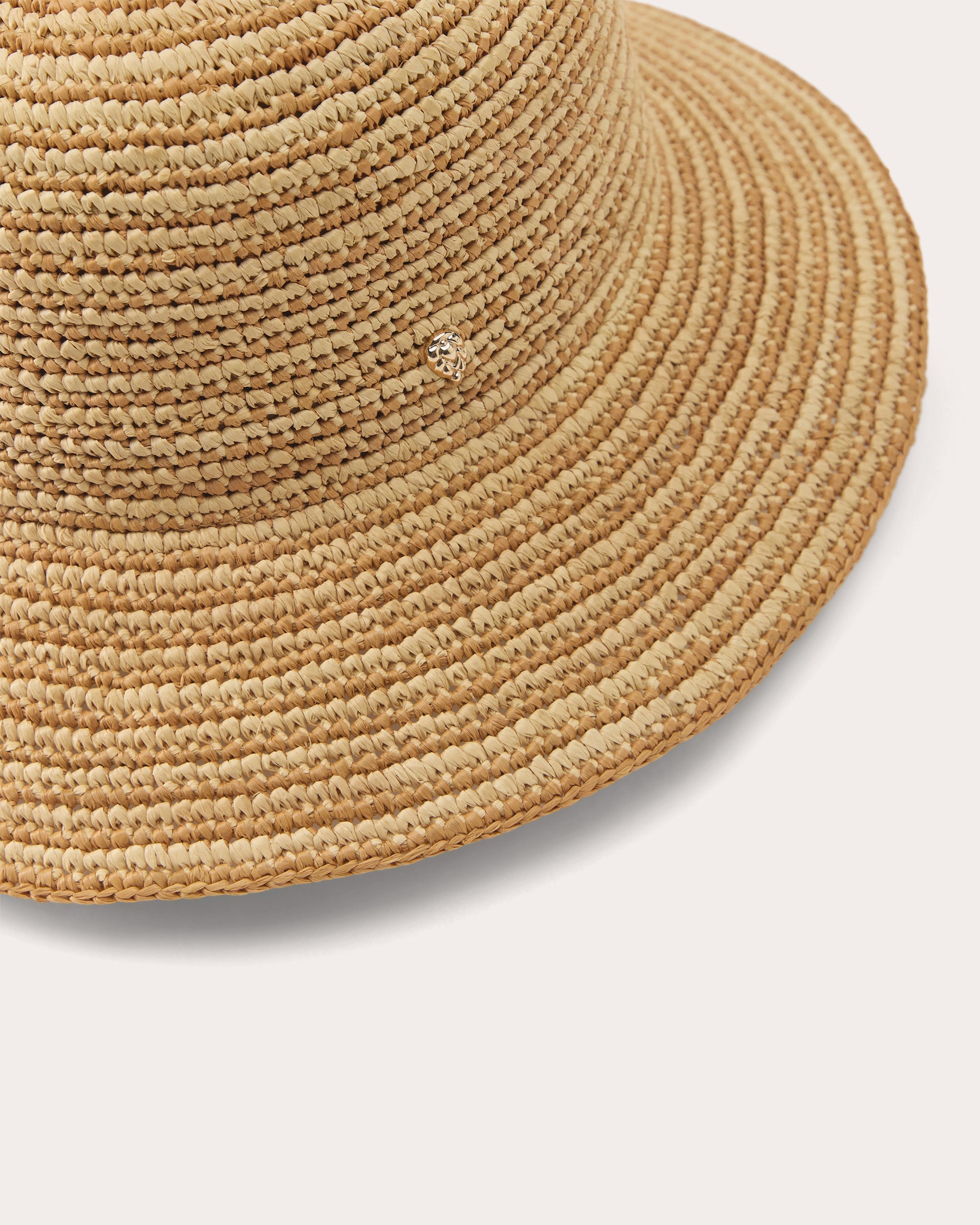 Evadine Crocheted Raffia Sun Hat