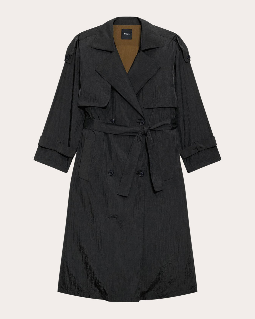 Recycled Nylon Airy Trench Coat