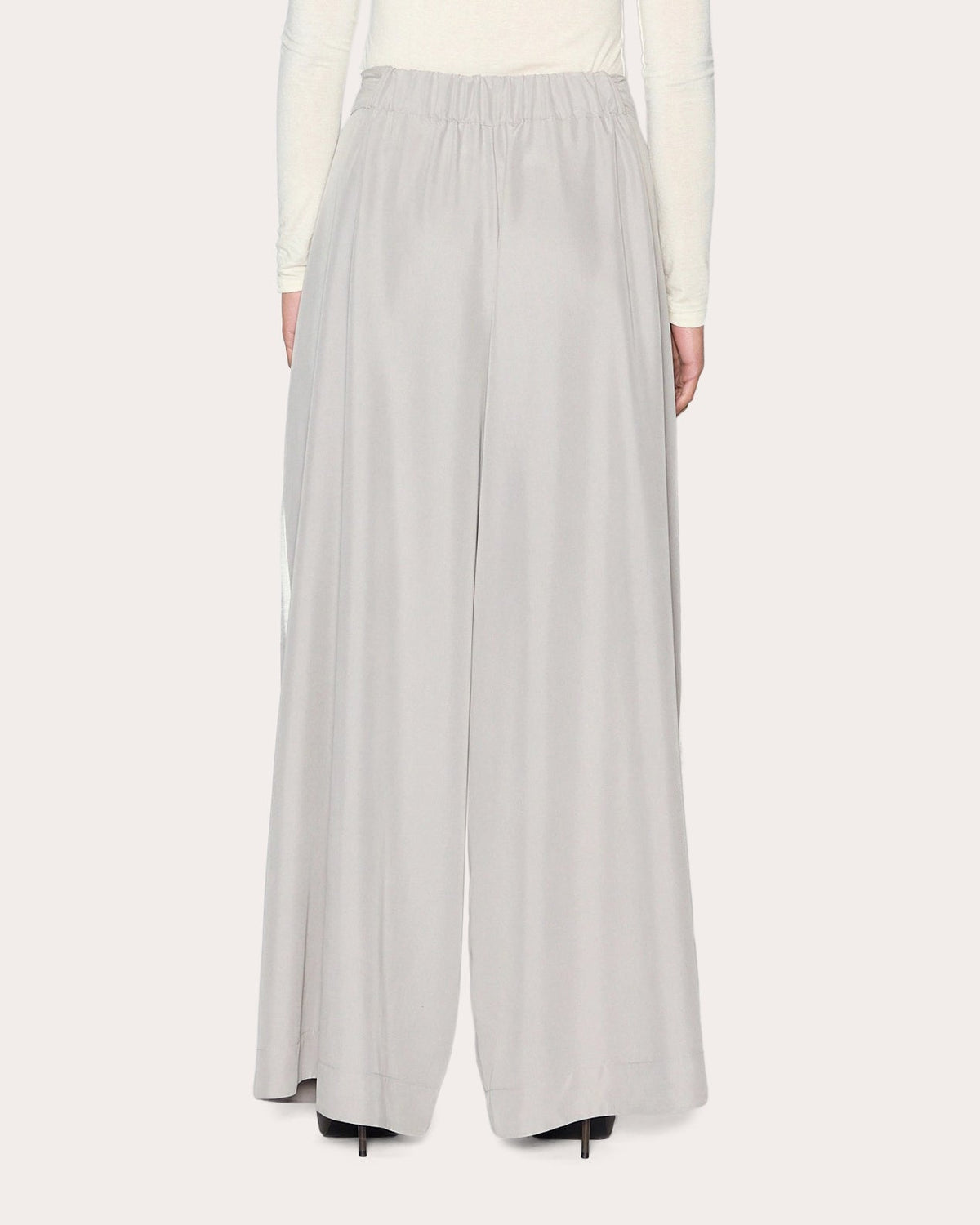 Radiance Grosgrain Wide-Leg Pants