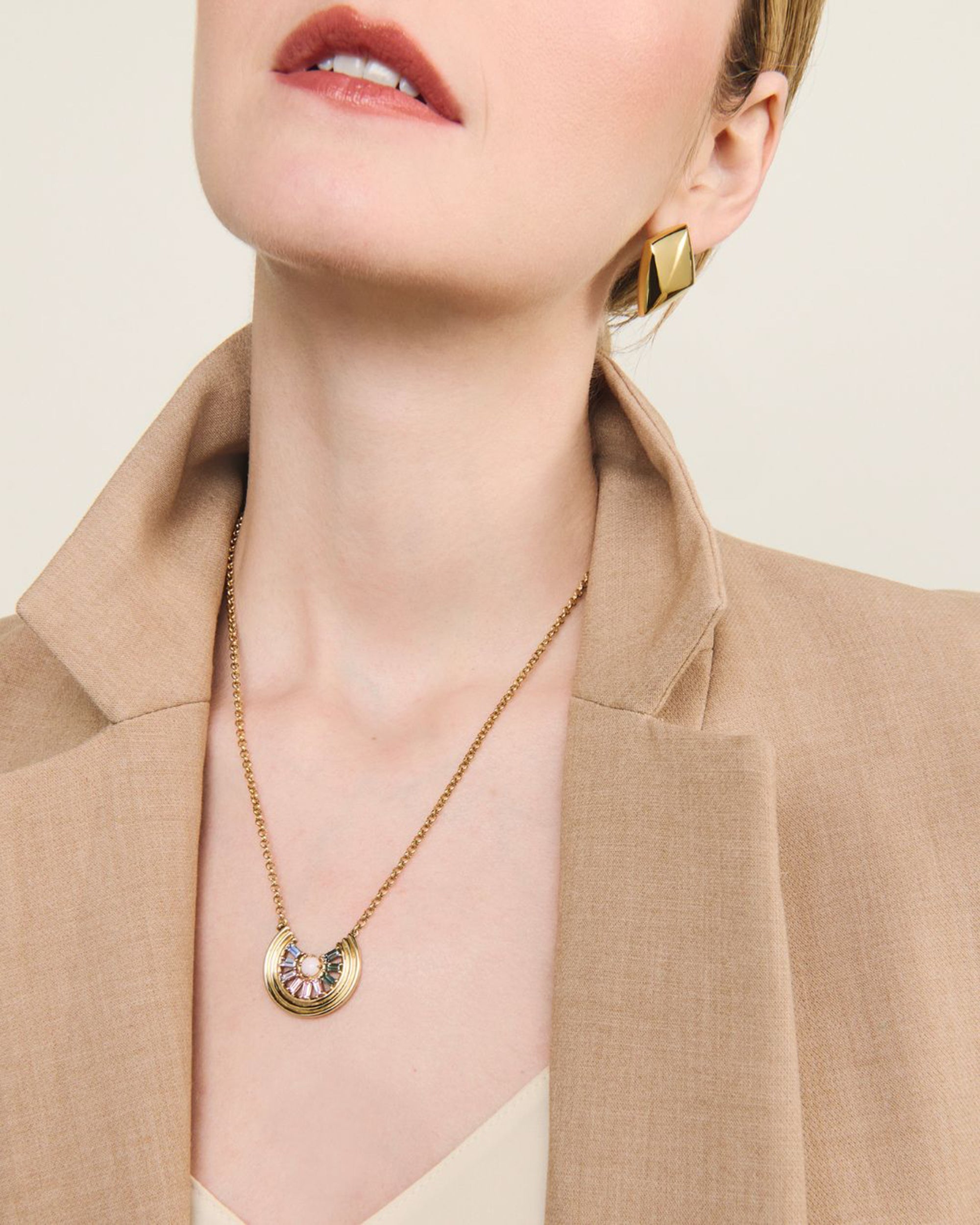 Sapphire & Pink Opal Dream Revival Pendant Necklace