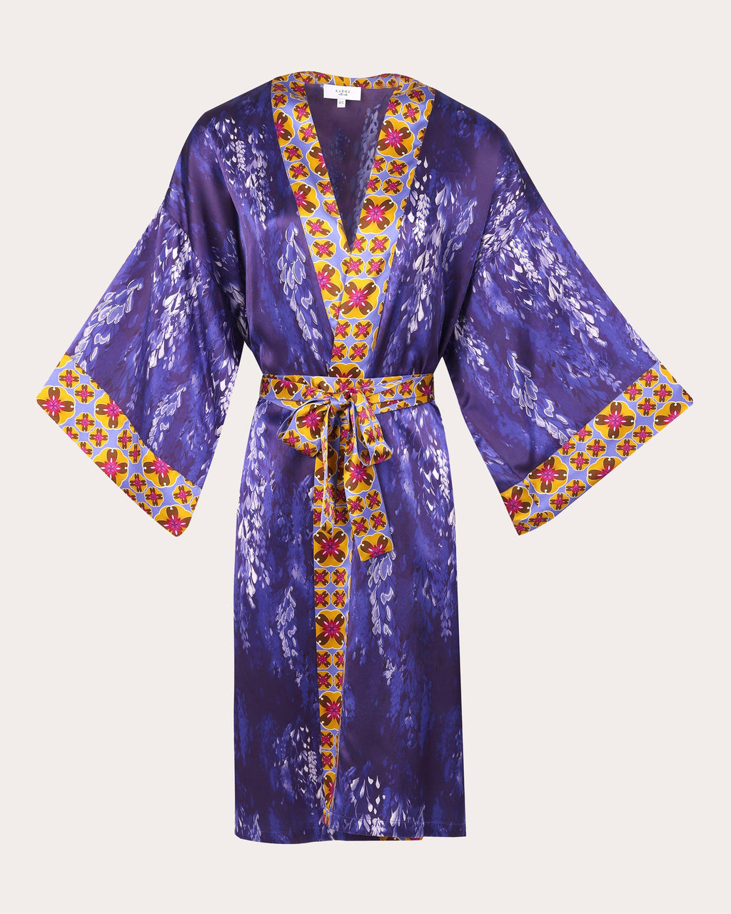 Nikko Fuji Silk Short Kimono