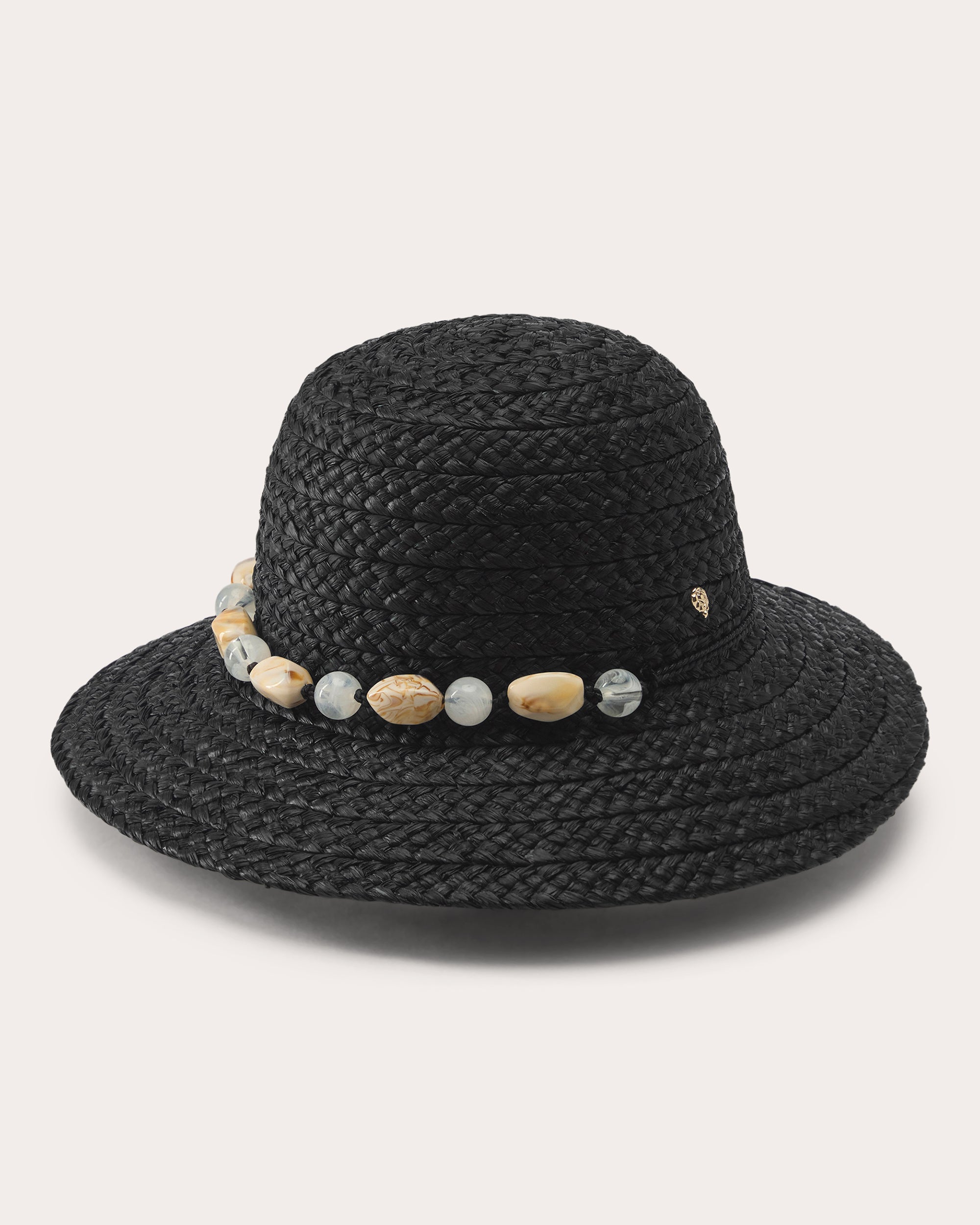 Darya Braided Raffia Pebble Hat
