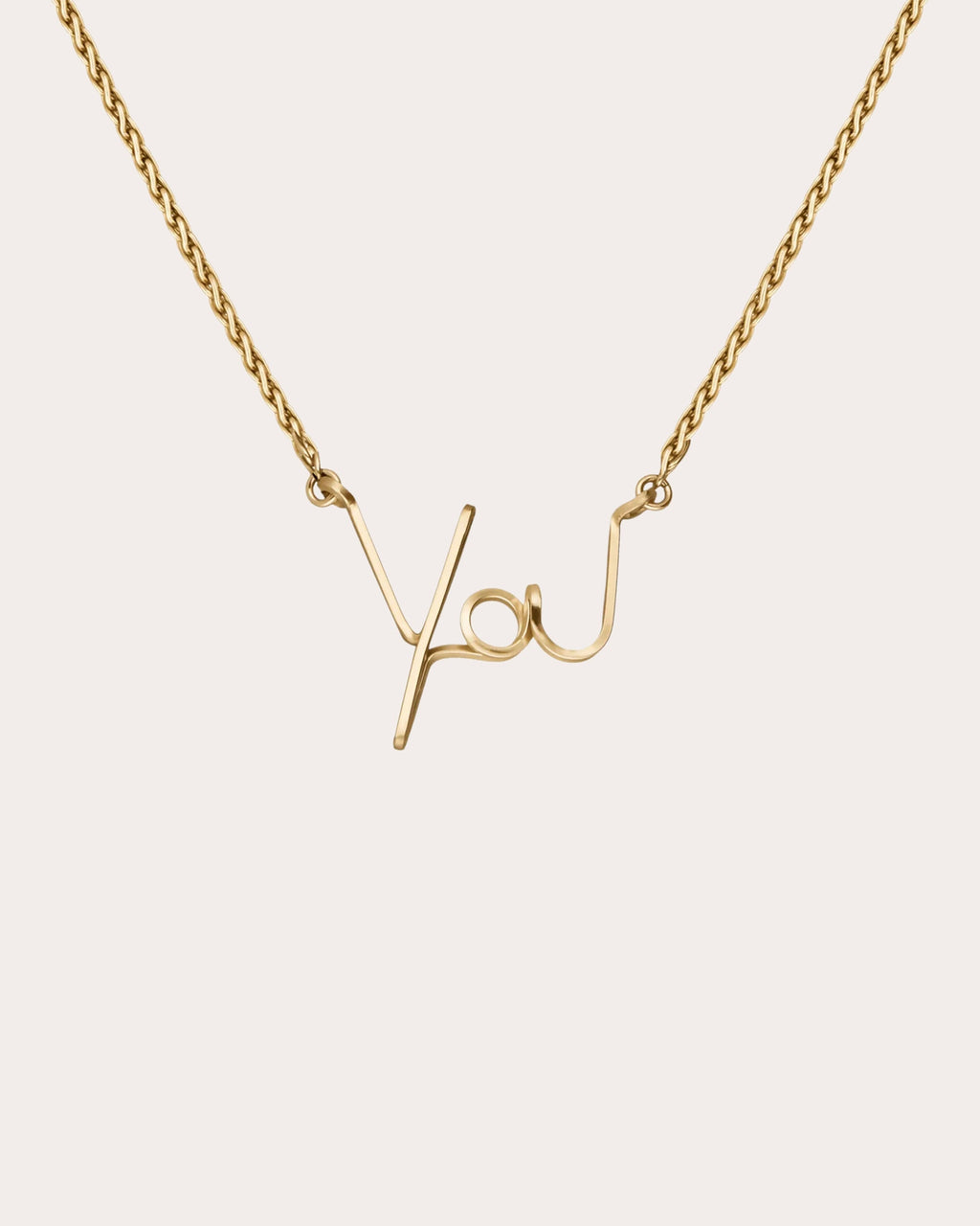 'You' 14K Gold-Filled Pendant Necklace