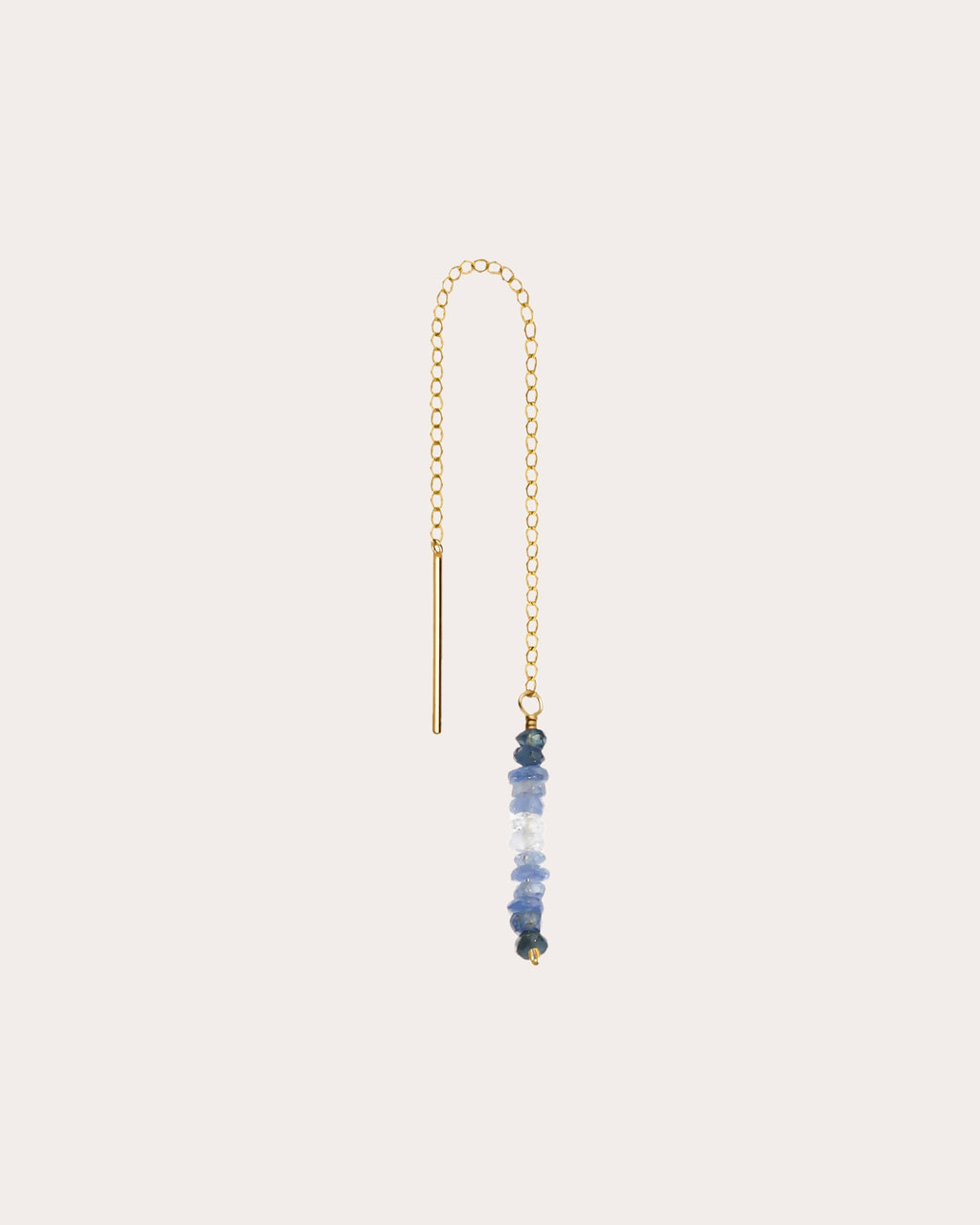 Nonza 14K Gold-Filled Wire and Sapphire Single Earring