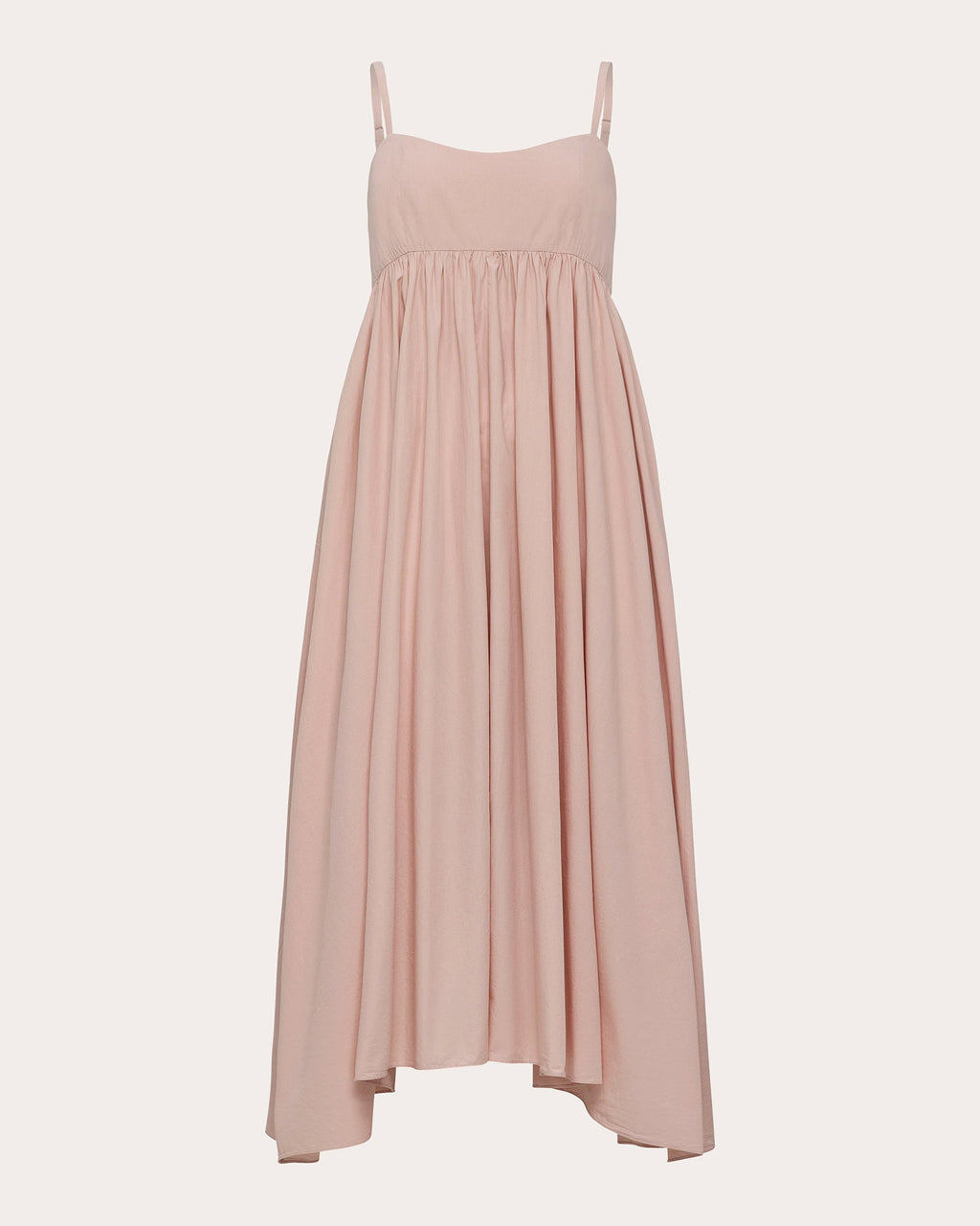 Rachel Poplin Empire Midi Dress