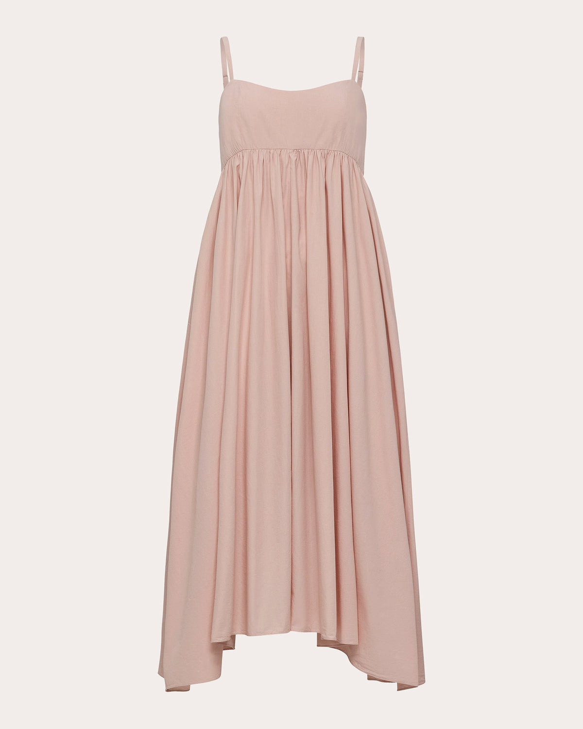 Rachel Poplin Empire Midi Dress