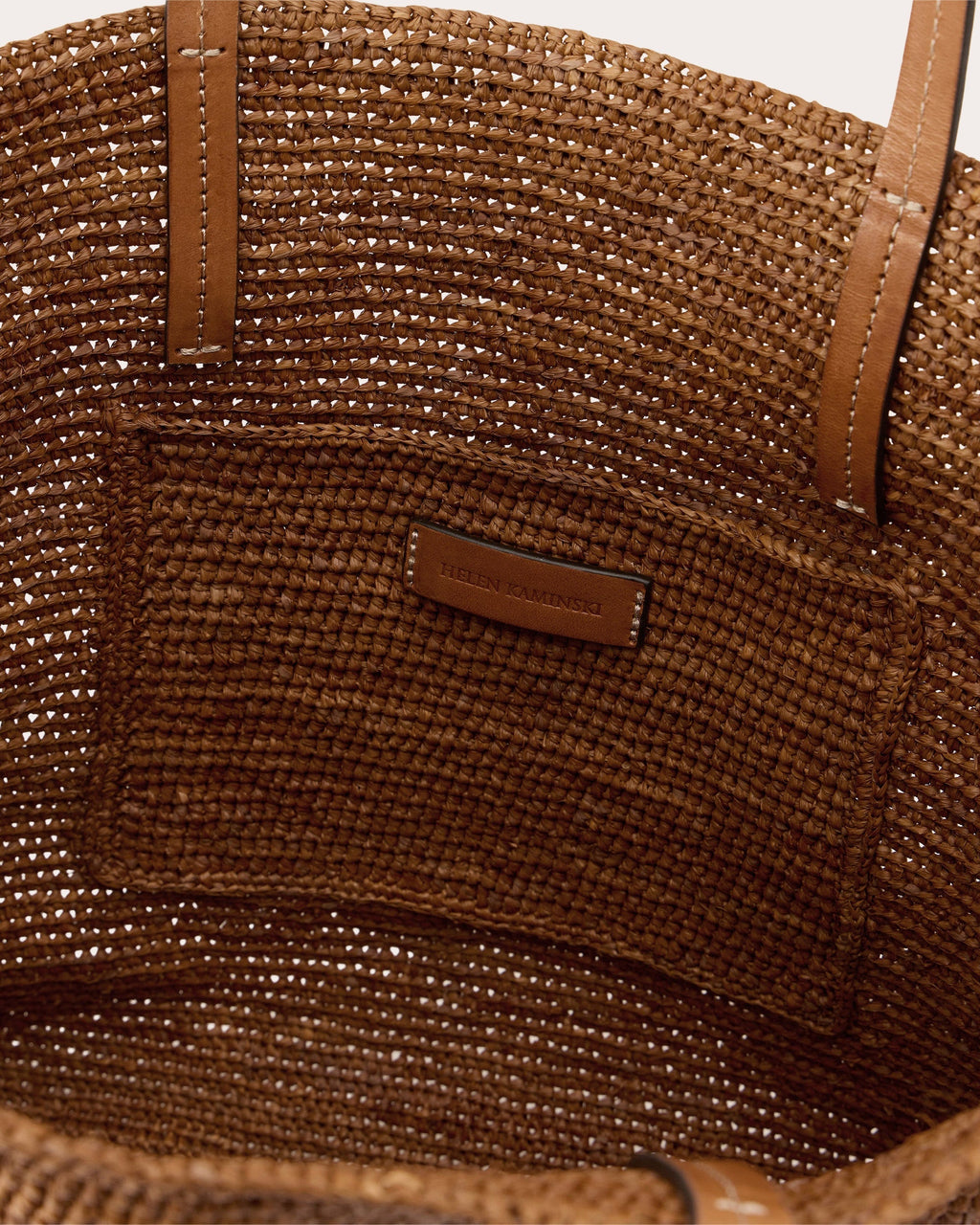 Matale Crocheted Raffia Tote Bag