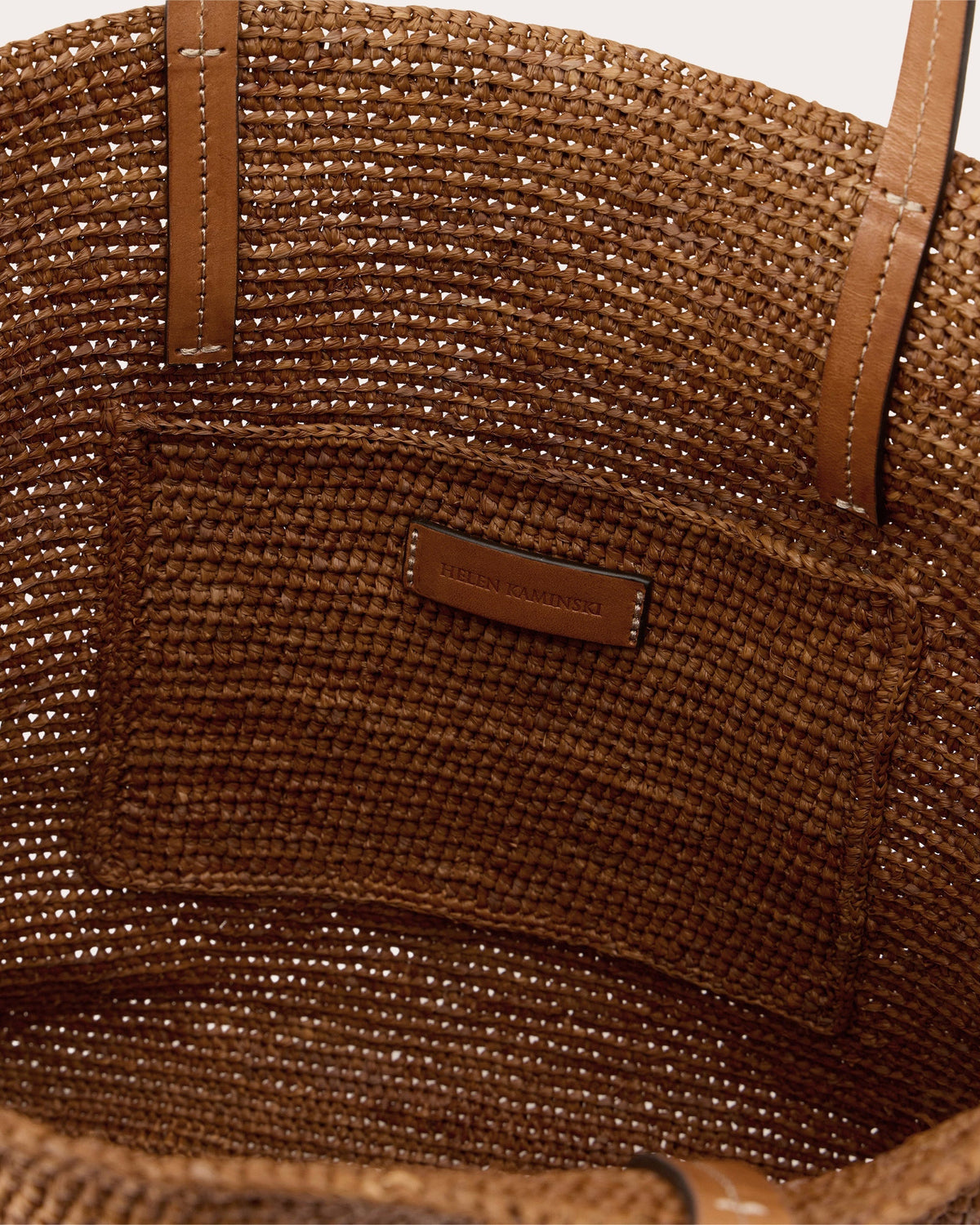 Matale Crocheted Raffia Tote Bag