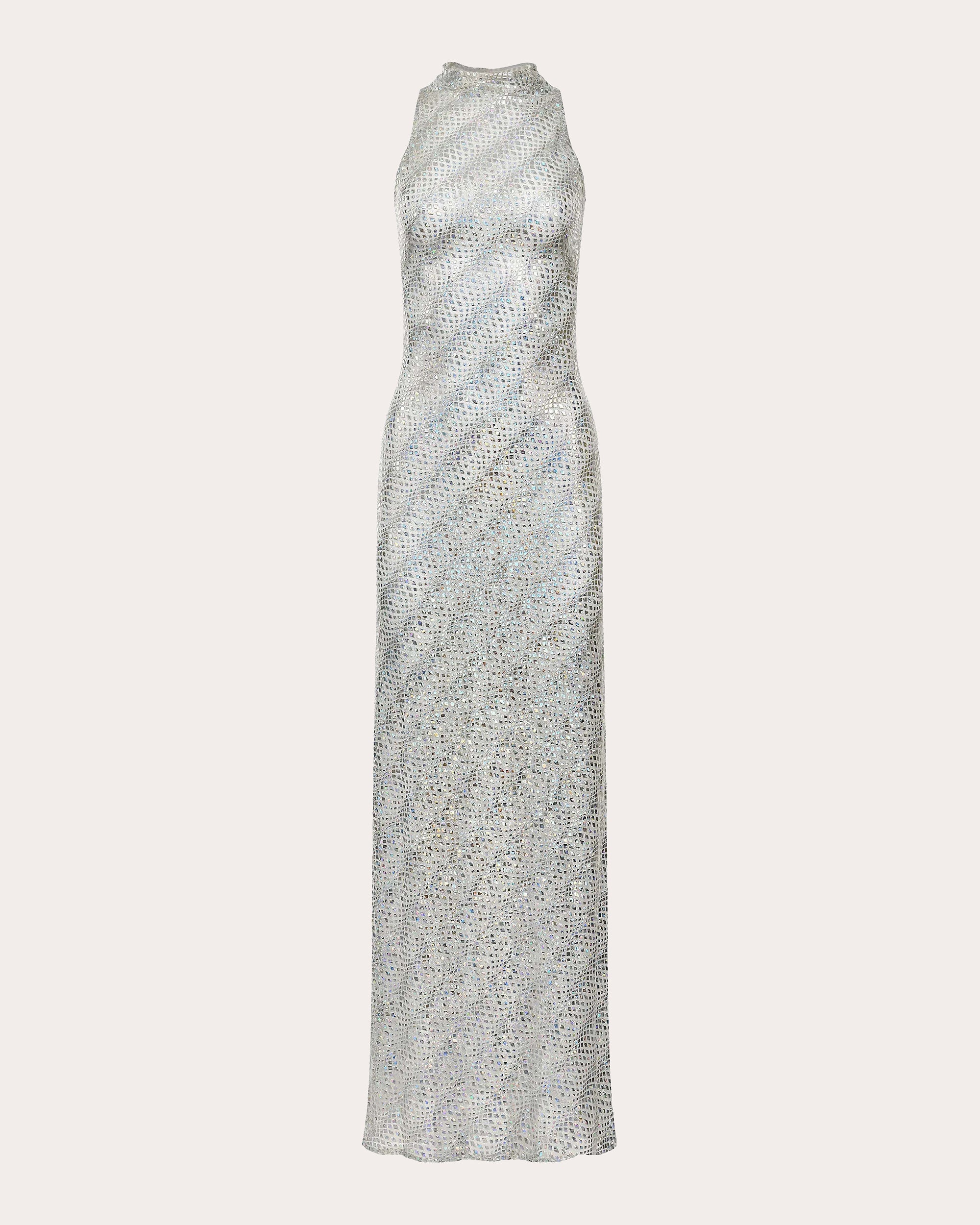 Maestro Lace High-Neck Dress