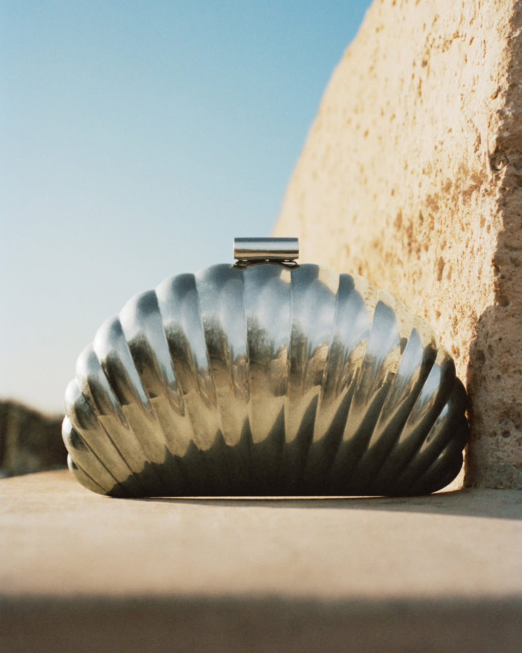 Monet Shell Clutch