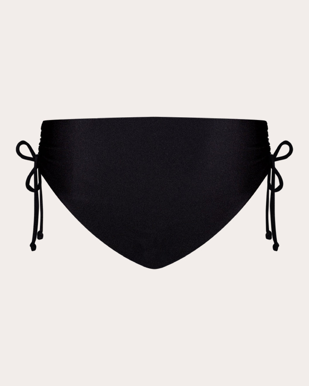 Harper Ruched Mid-Rise Bikini Bottoms