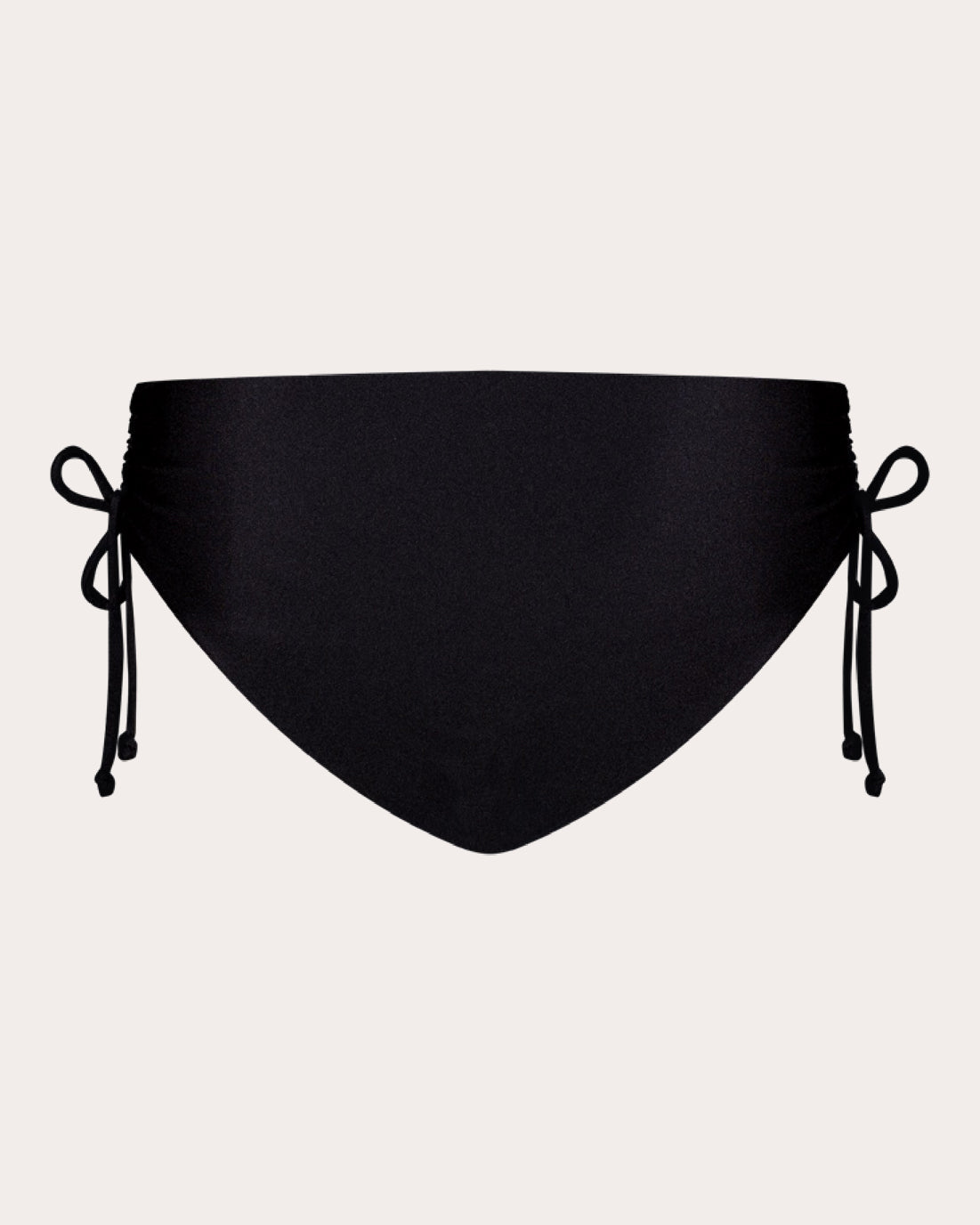 Harper Ruched Mid-Rise Bikini Bottoms