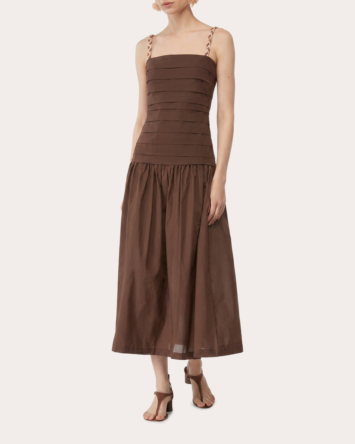 Sonora Cotton Drop-Waist Maxi Dress