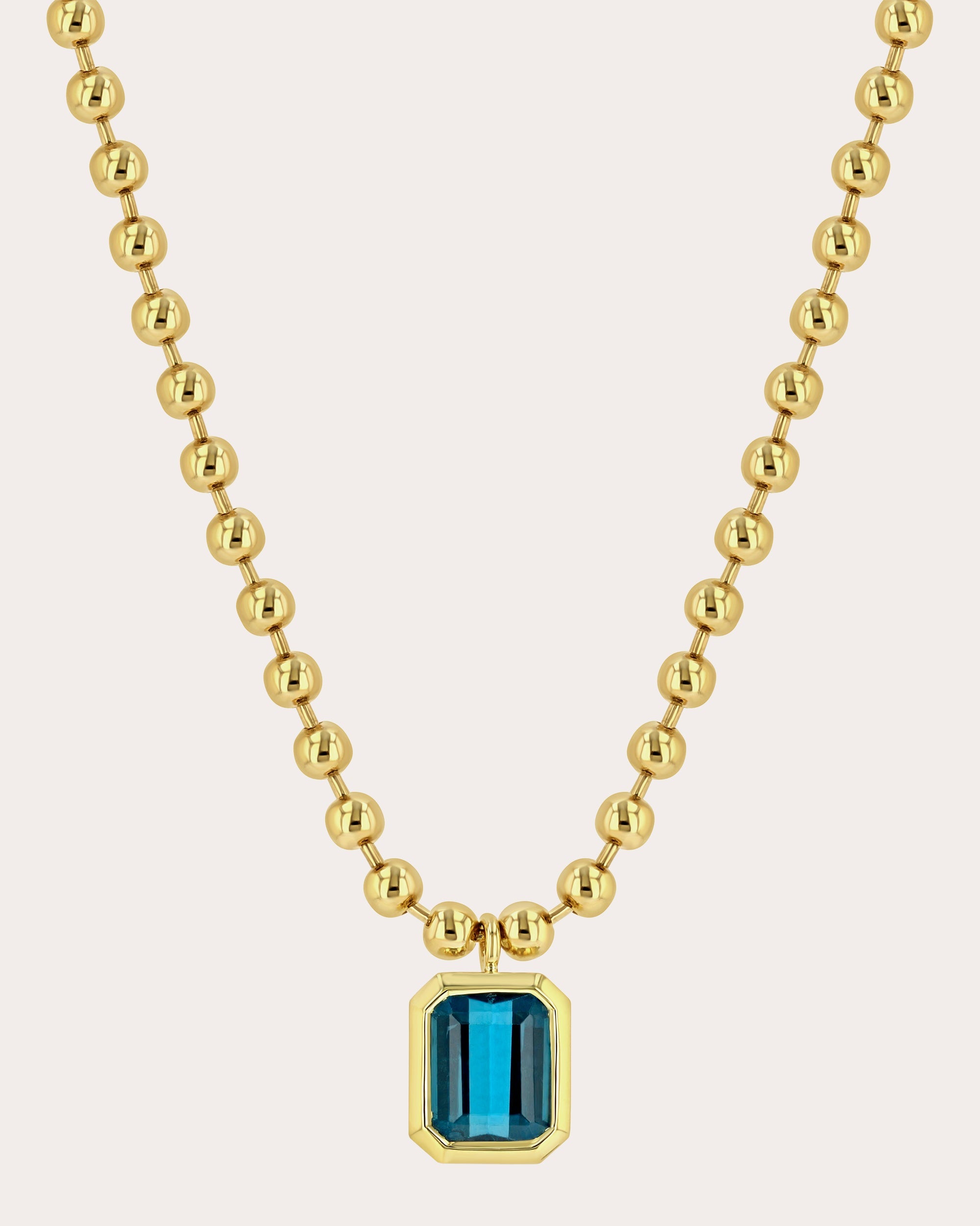 Indicolite Tourmaline Jubilee Pendant Necklace