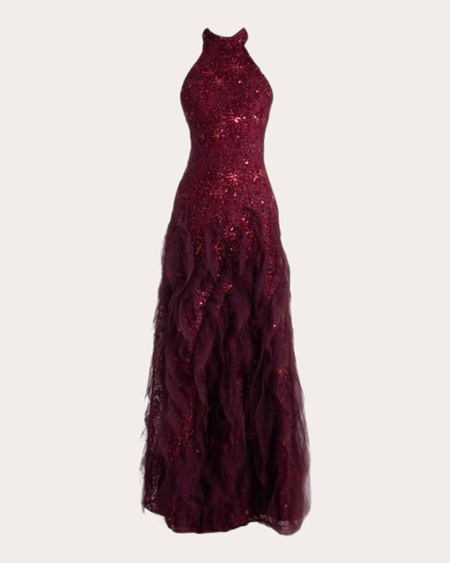 Kiki Embellished Wave Gown