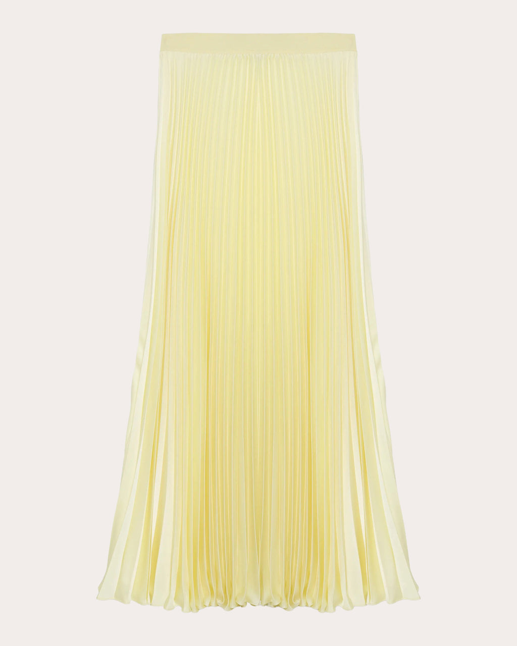 Melanie Satin Pleated Midi Skirt