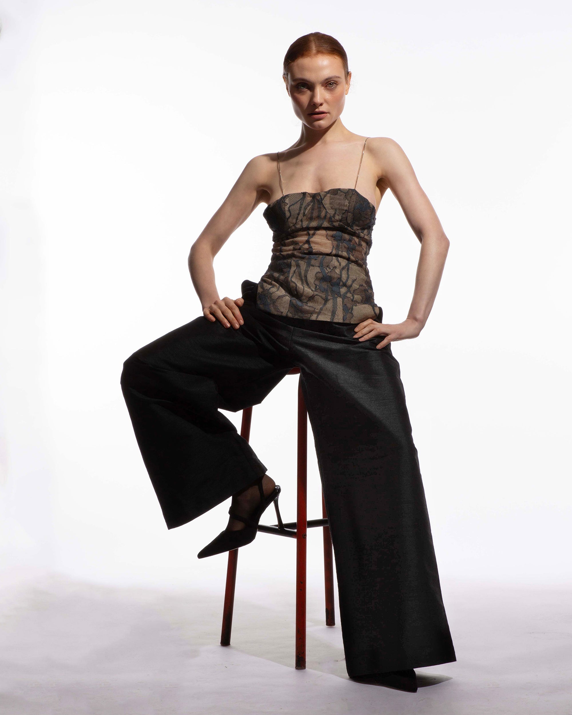 Suzie Floral Lace Bustier Top