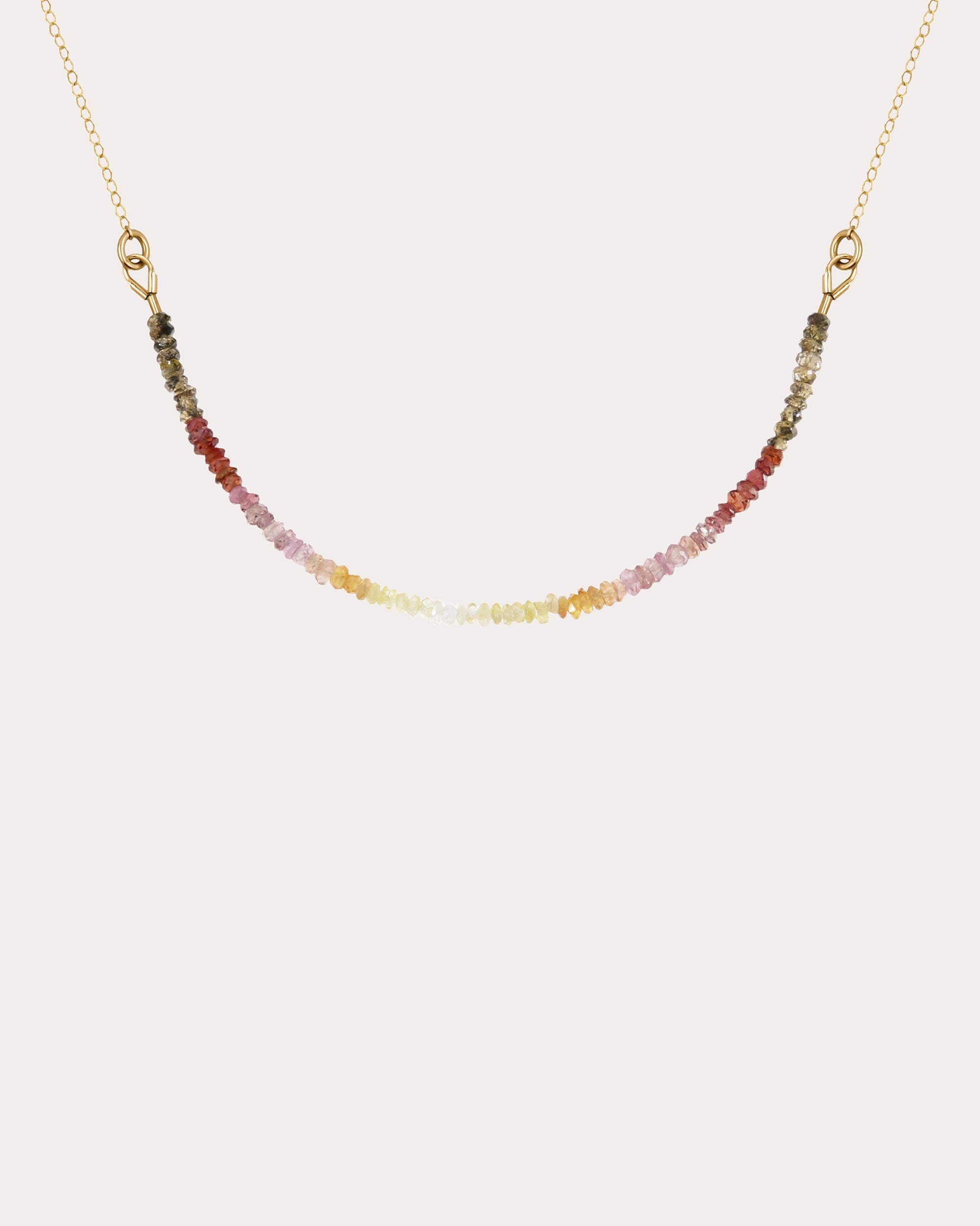 Fauve 14K Gold-Filled Rainbow Sapphire Necklace